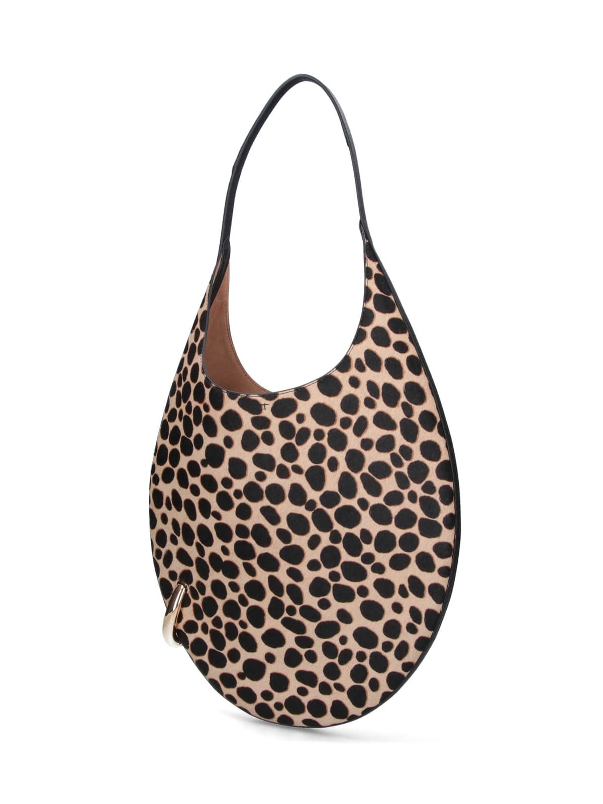 Tory Burch Animal Print Hobo Bag Pierced In Multi