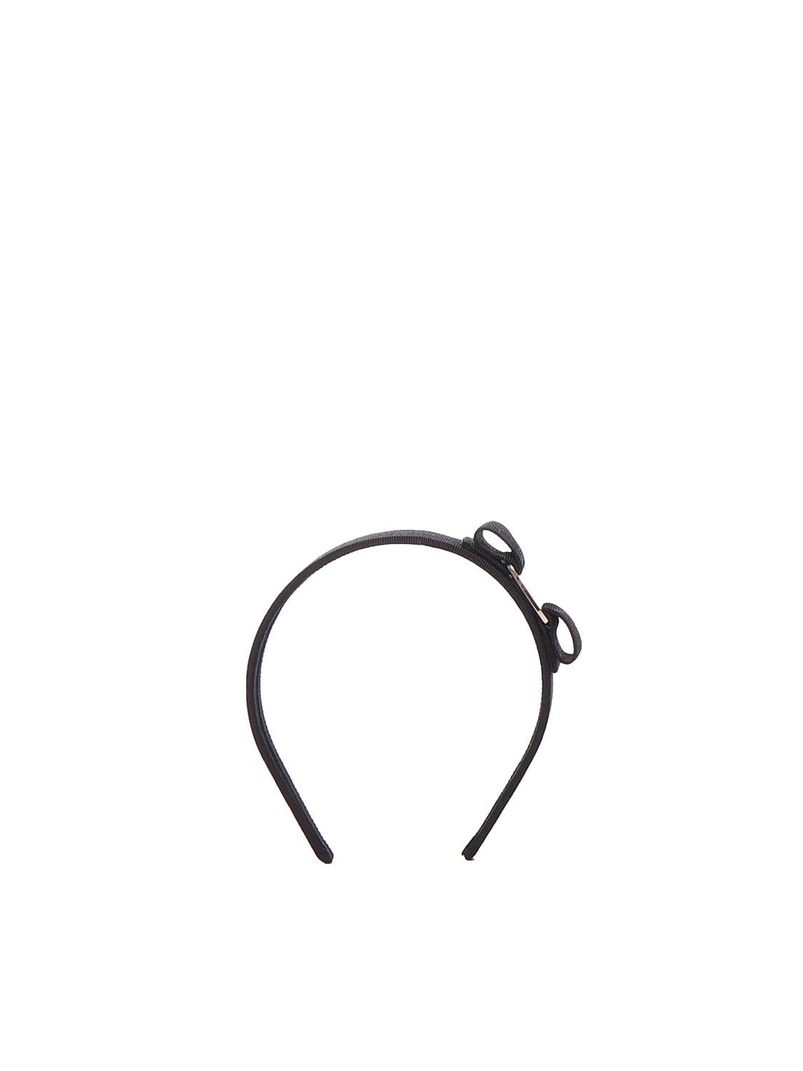 Shop Ferragamo Headband With Bow In Black