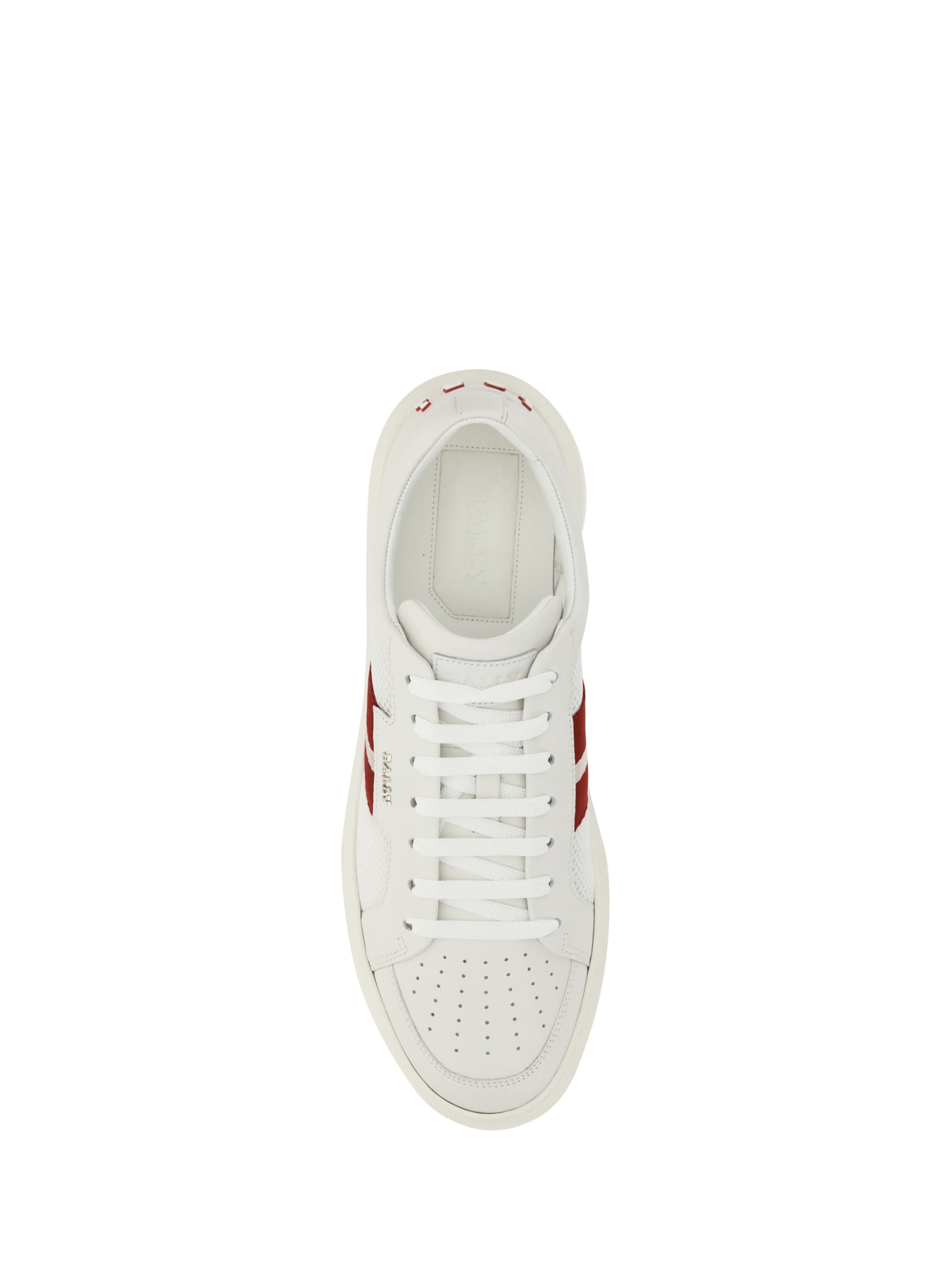 Shop Bally Melys Sneakers In White