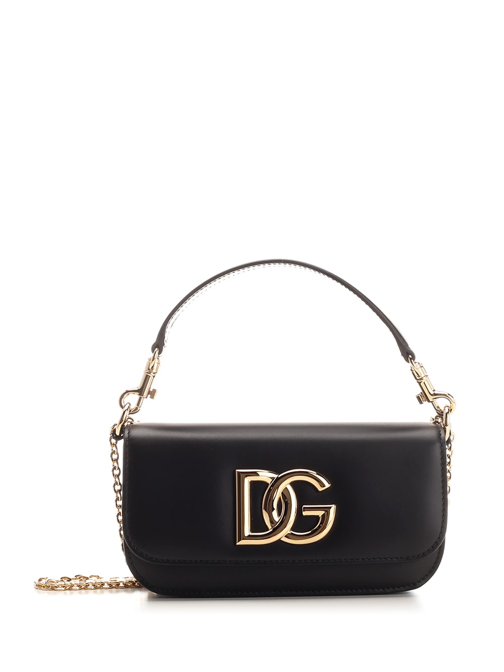 Shop Dolce & Gabbana Dg Flap Bag In Nero