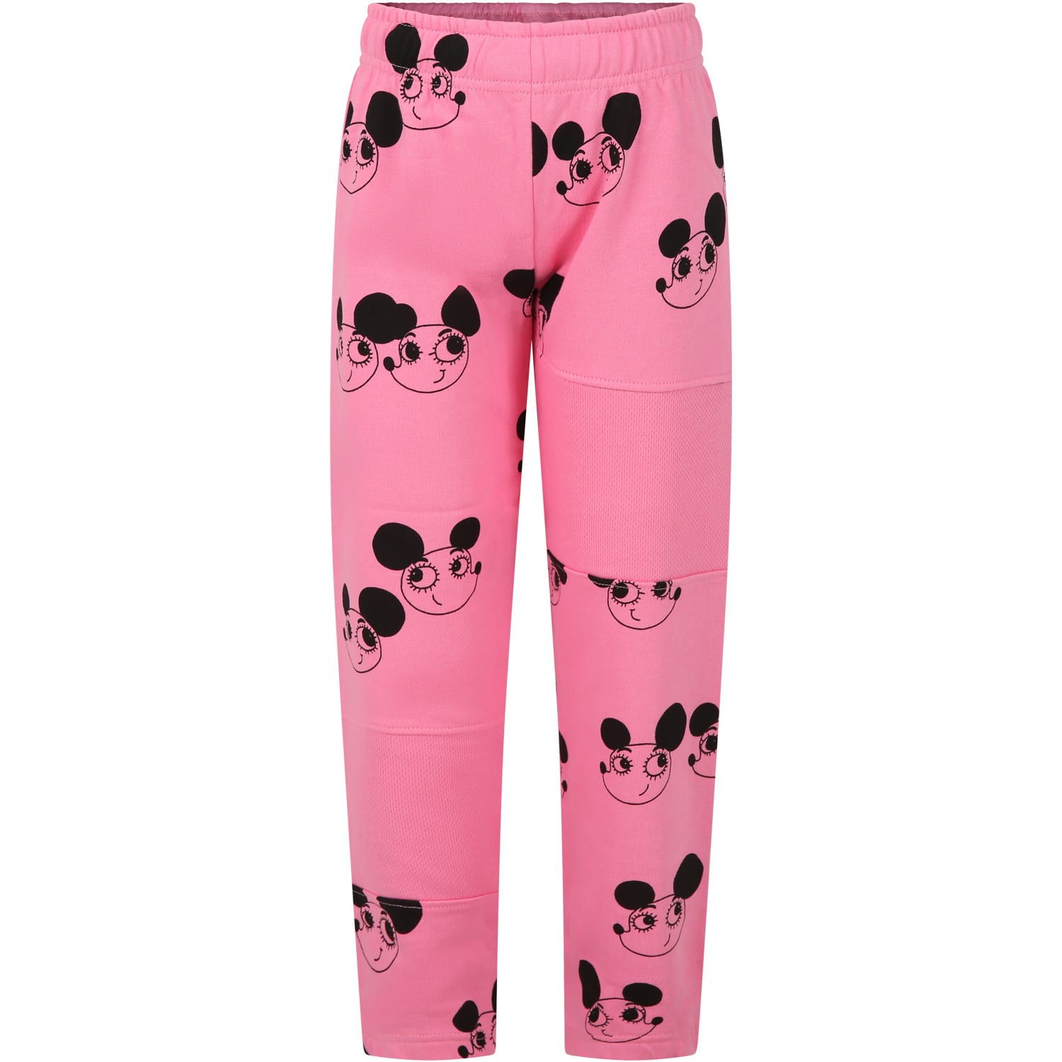 Mini Rodini Kids' Pink Trousers For Boy With Mice