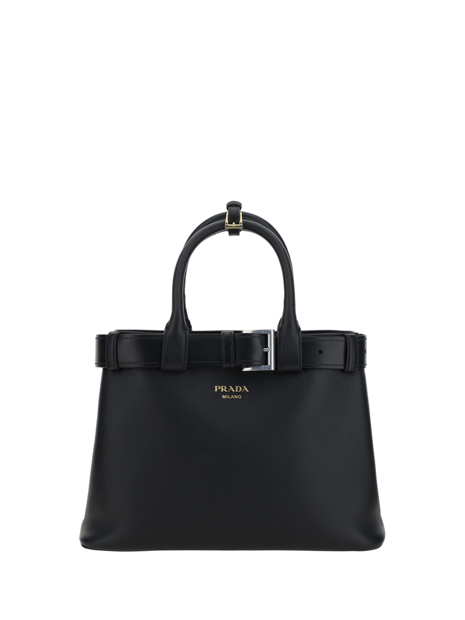 Shop Prada Handbag In Nero