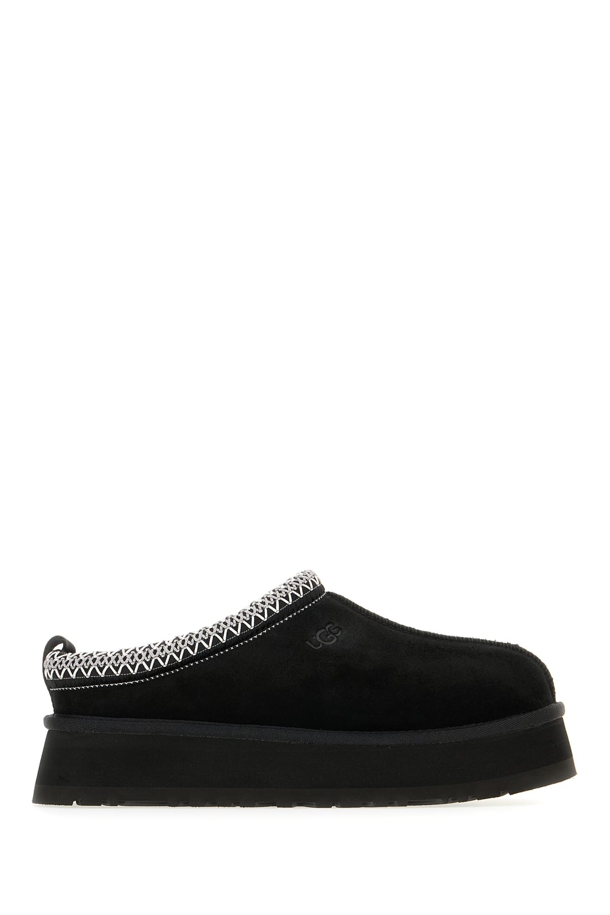 Ugg Tasman Slip-on Shearling Flat Mules In Black