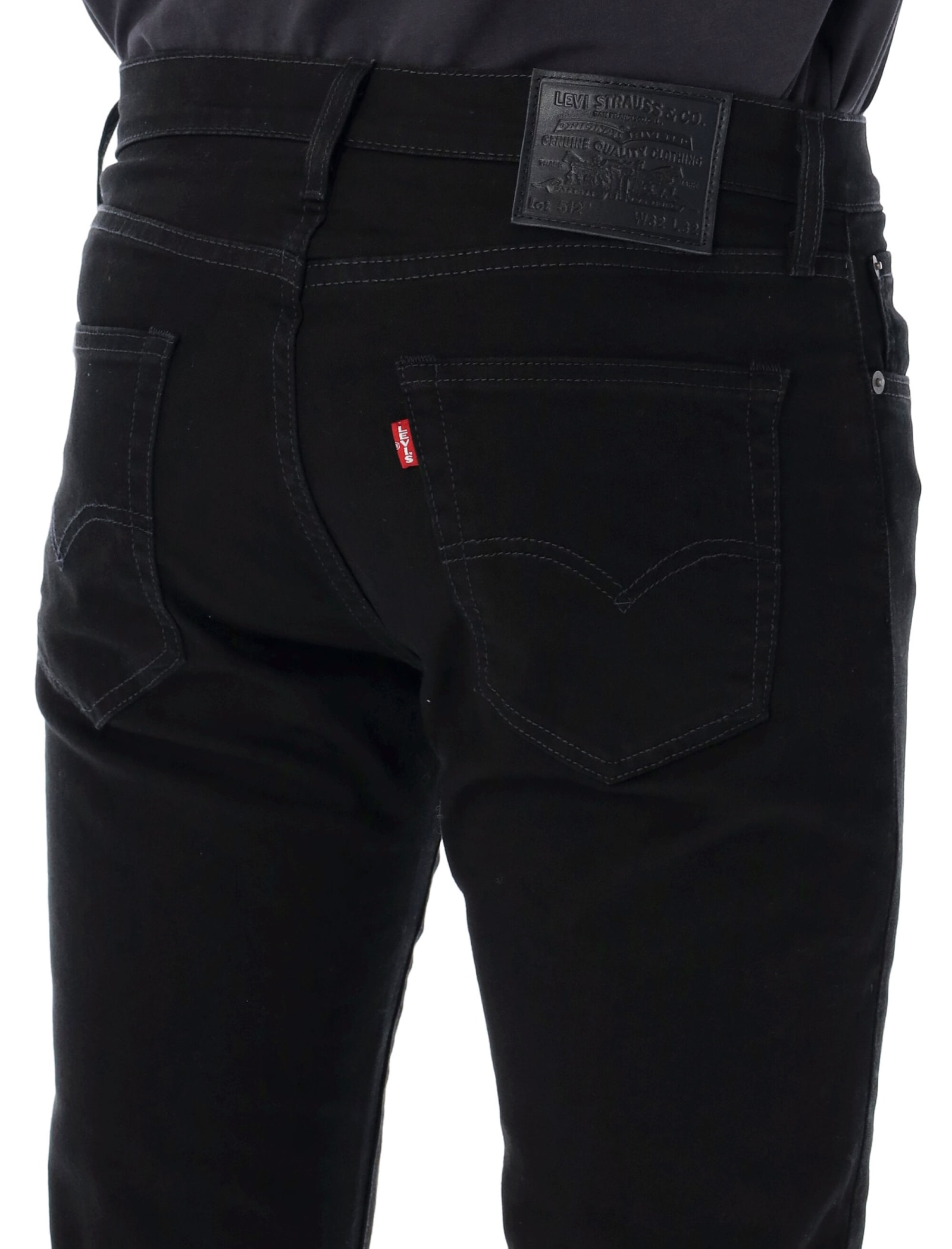 Levi's 512 Slim Taper Jeans In Black