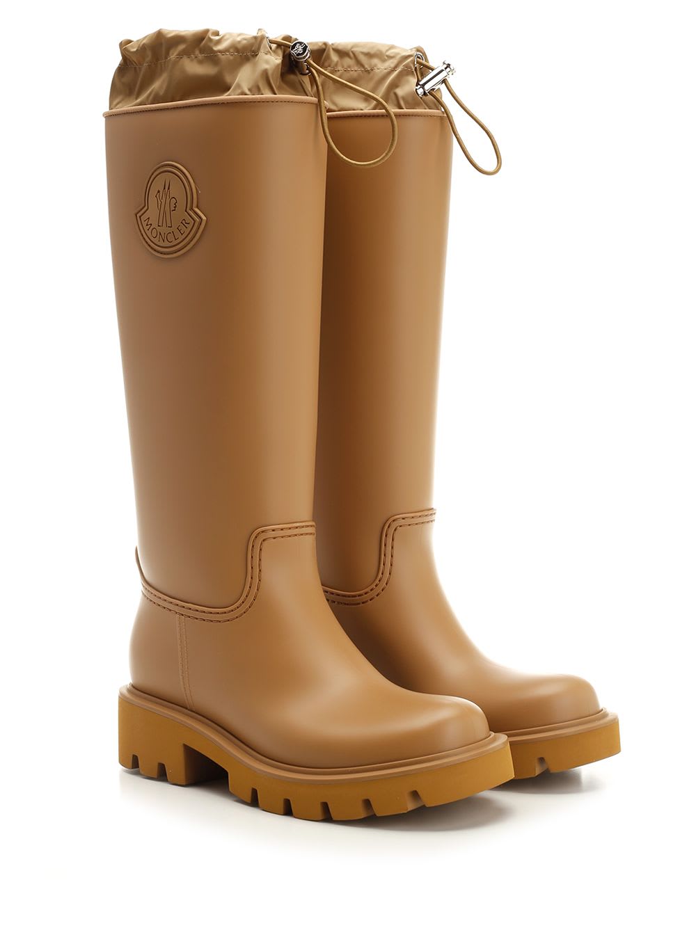 Shop Moncler Kickstream Waterproof Boot In Brown