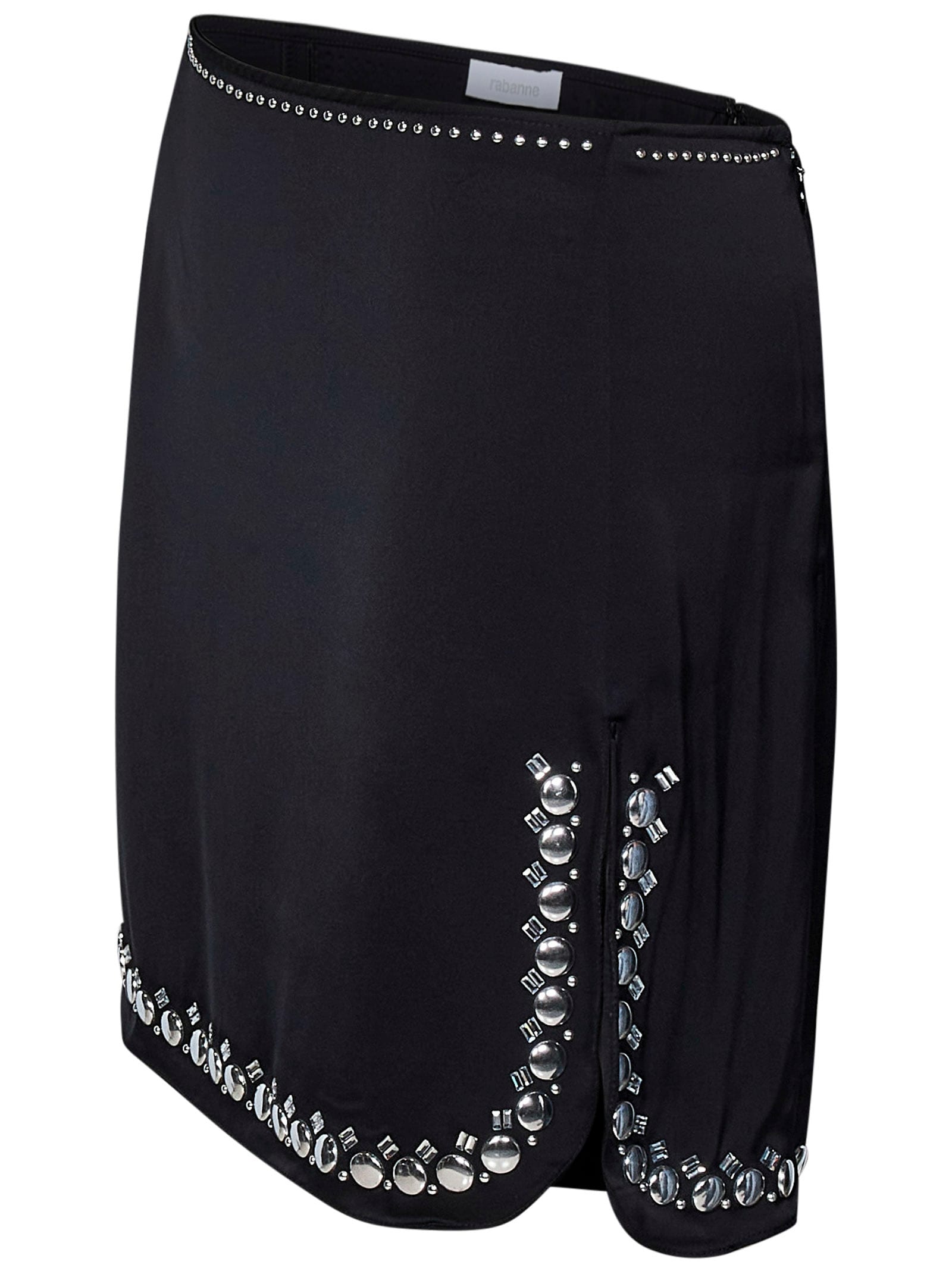 Shop Rabanne Mini Skirt In Black