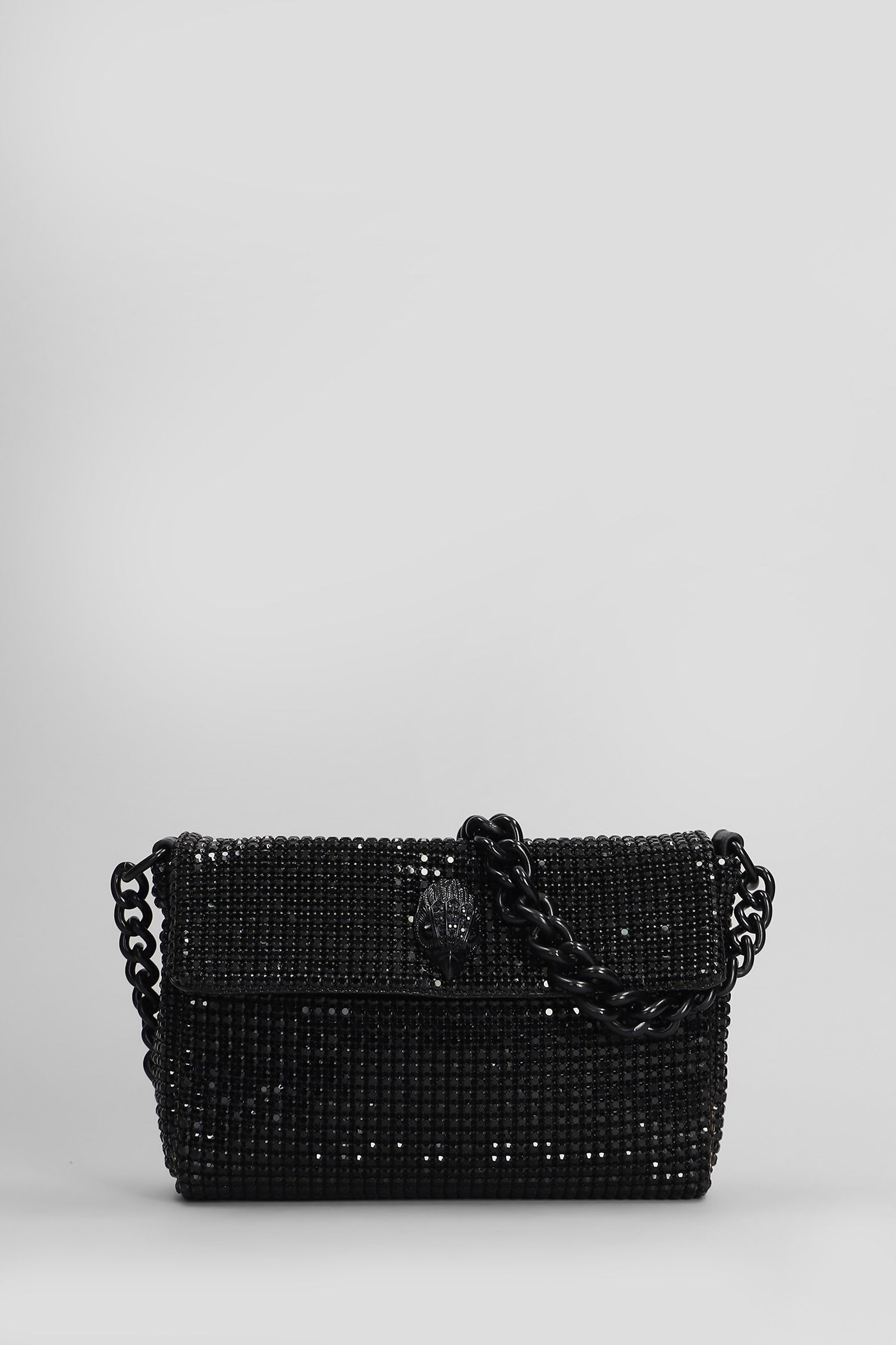 Sm Party Shoulder Shoulder Bag In Black Leather