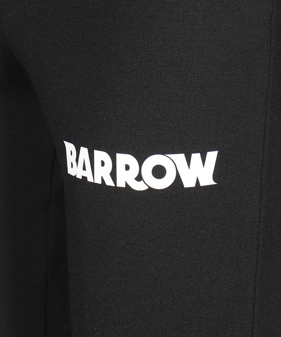 Shop Barrow Logo Print Leggings In Black