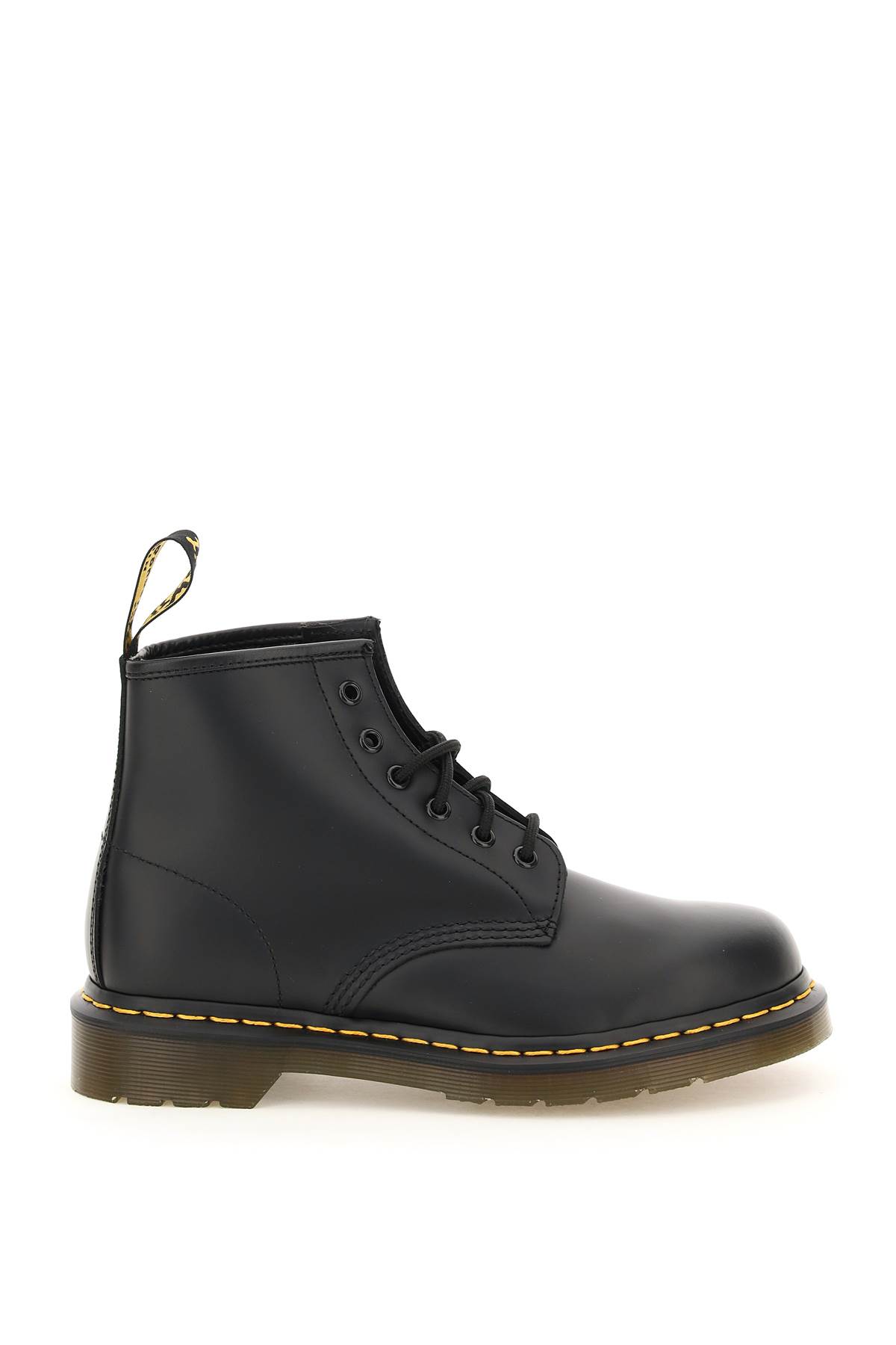 DR. MARTENS' 101 SMOOTH LACE-UP COMBAT BOOTS