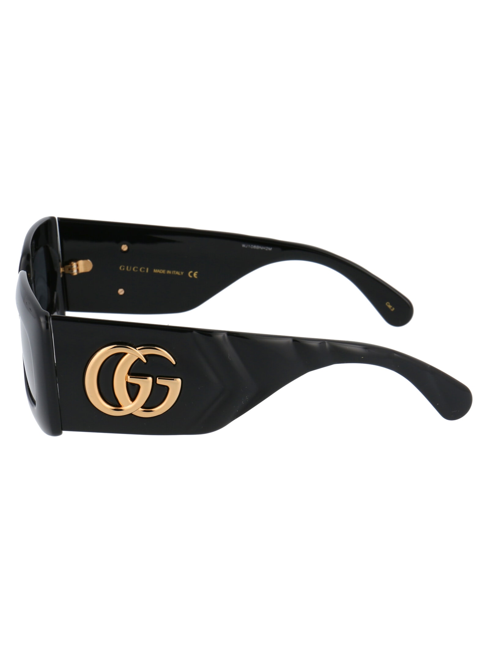Shop Gucci Gg0811s Sunglasses In 001 Black Black Grey