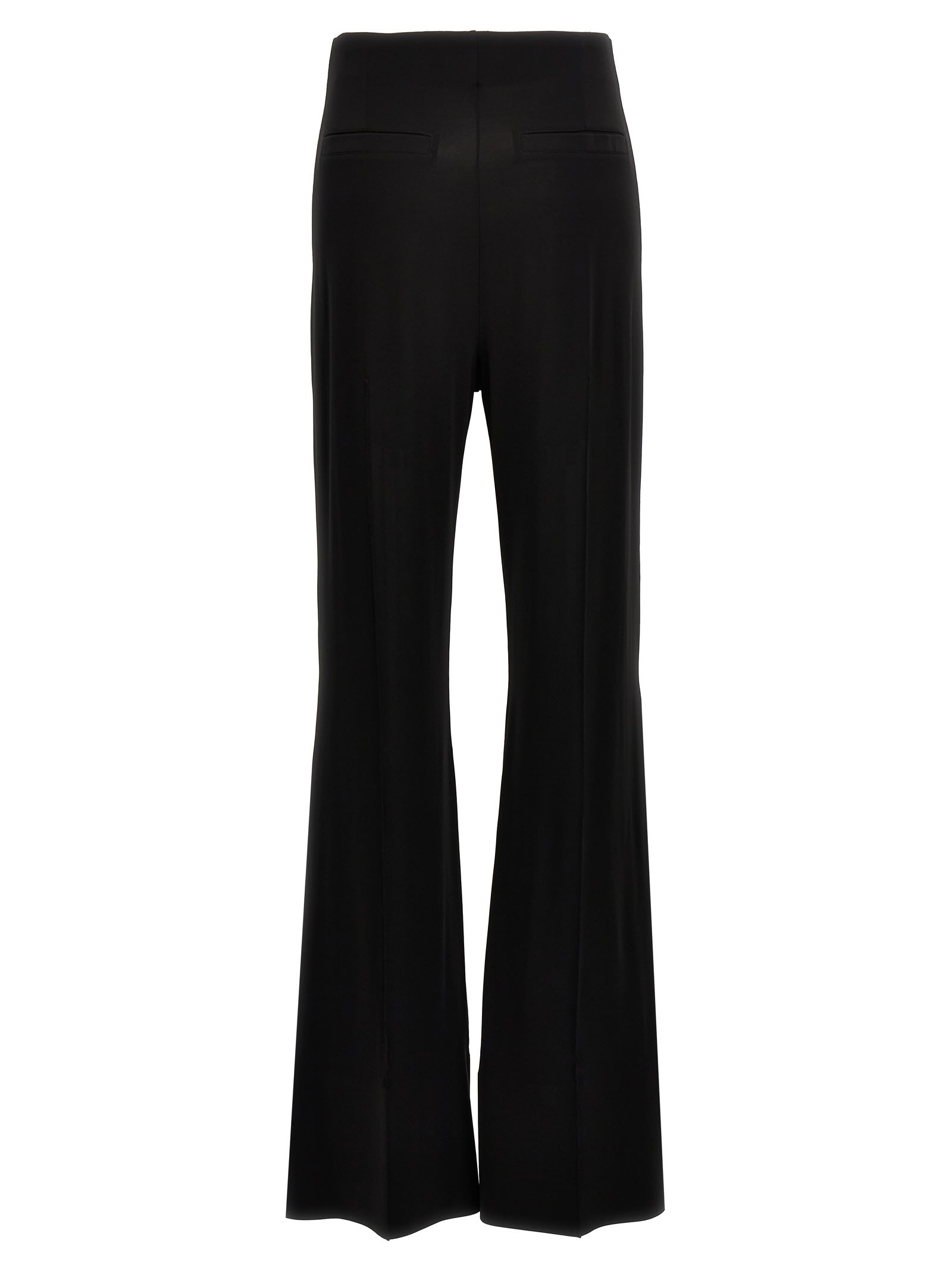 Shop Jacquemus Apollo Trousers In Black