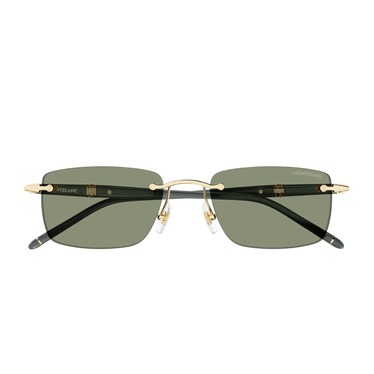 Mb0344s Linea Meisterstück 005 Gold Grey Green Sunglasses