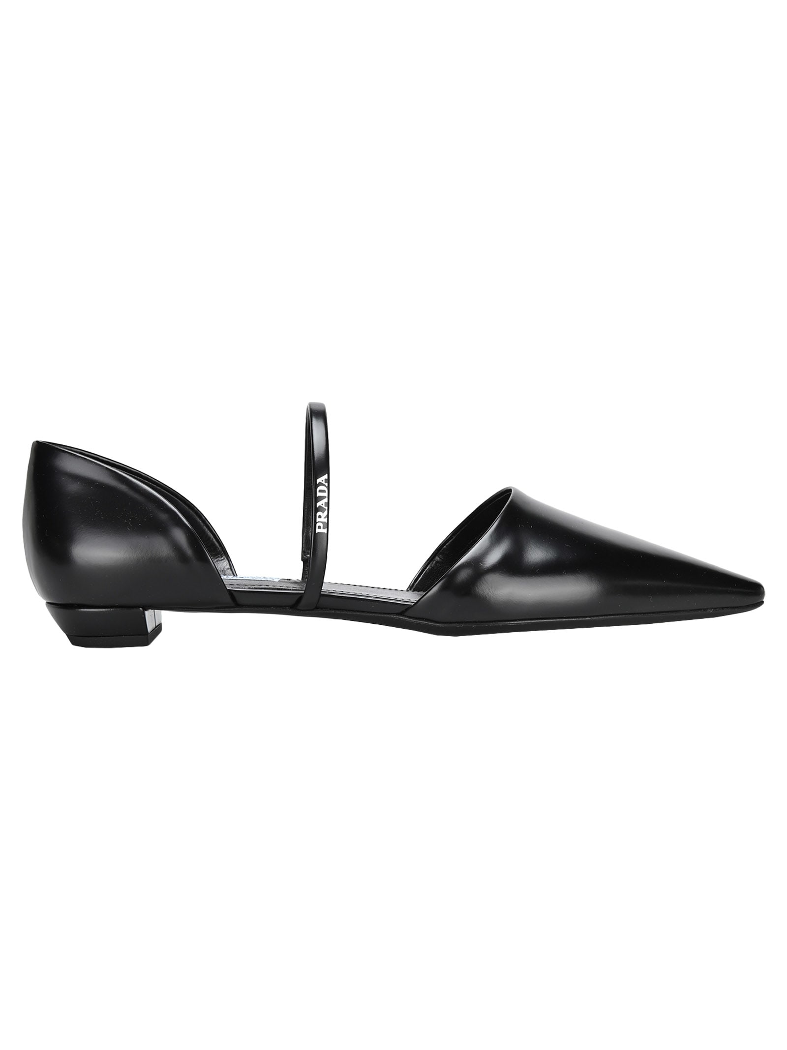 Buy Prada Ballerina Leather online, shop Prada shoes with free shipping