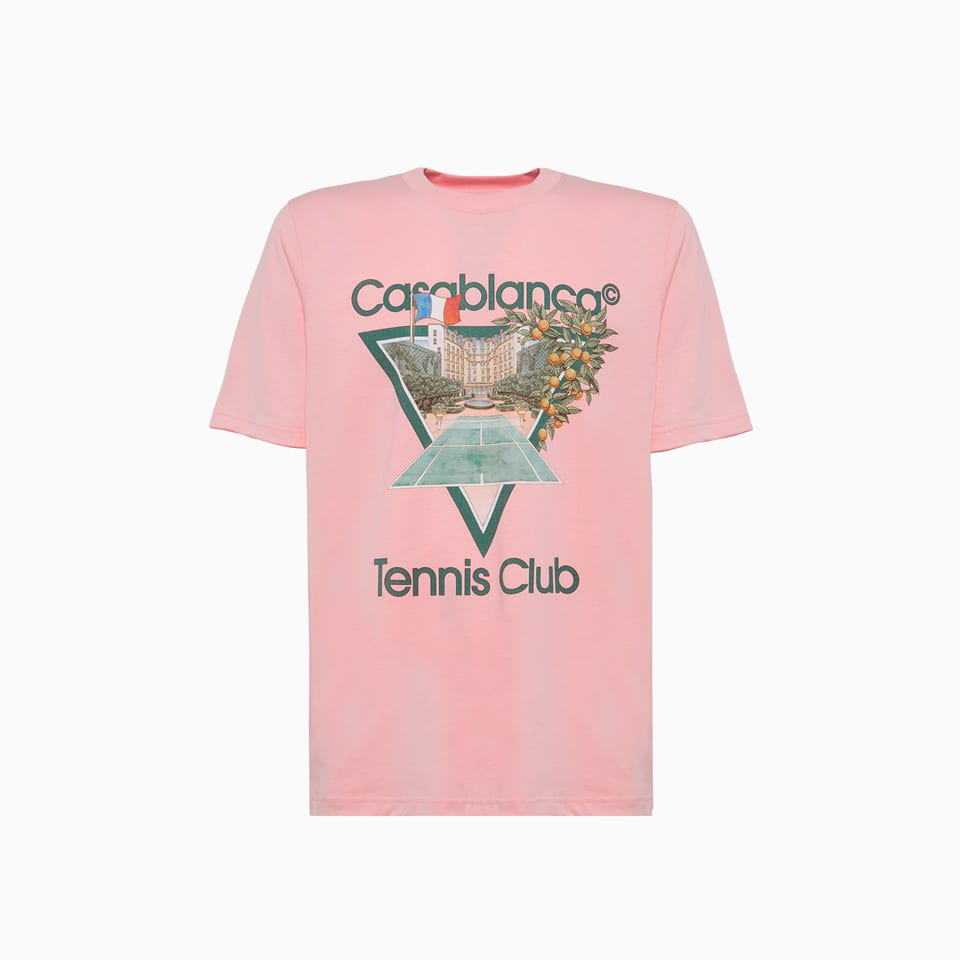 Casablanca Tennis Club Icon Print T-shirt