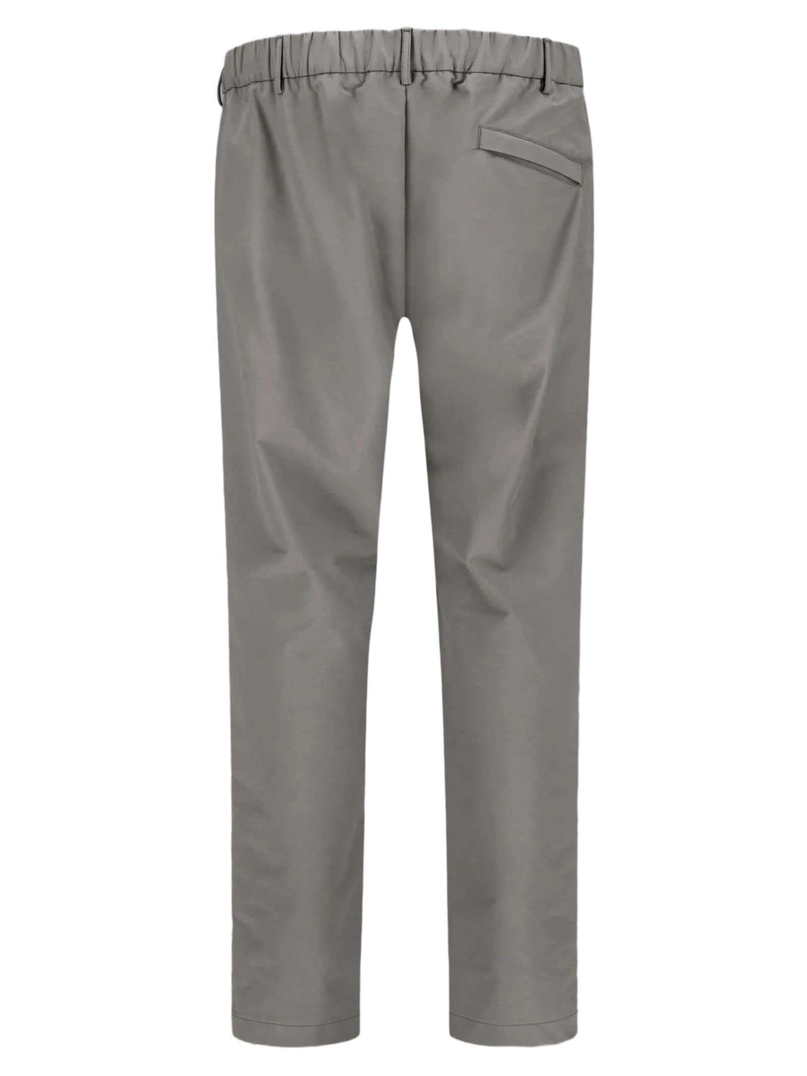 Shop Herno Laminar Trousers In Mid Season Nylon In Grey