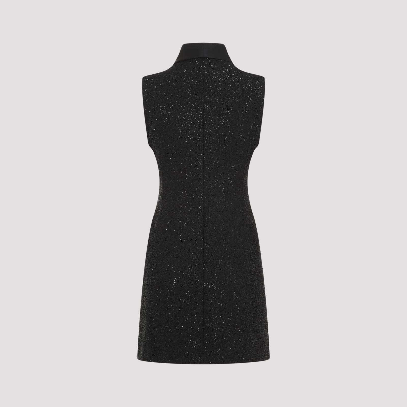 Shop Max Mara Eiffel Mini Dress In Nero