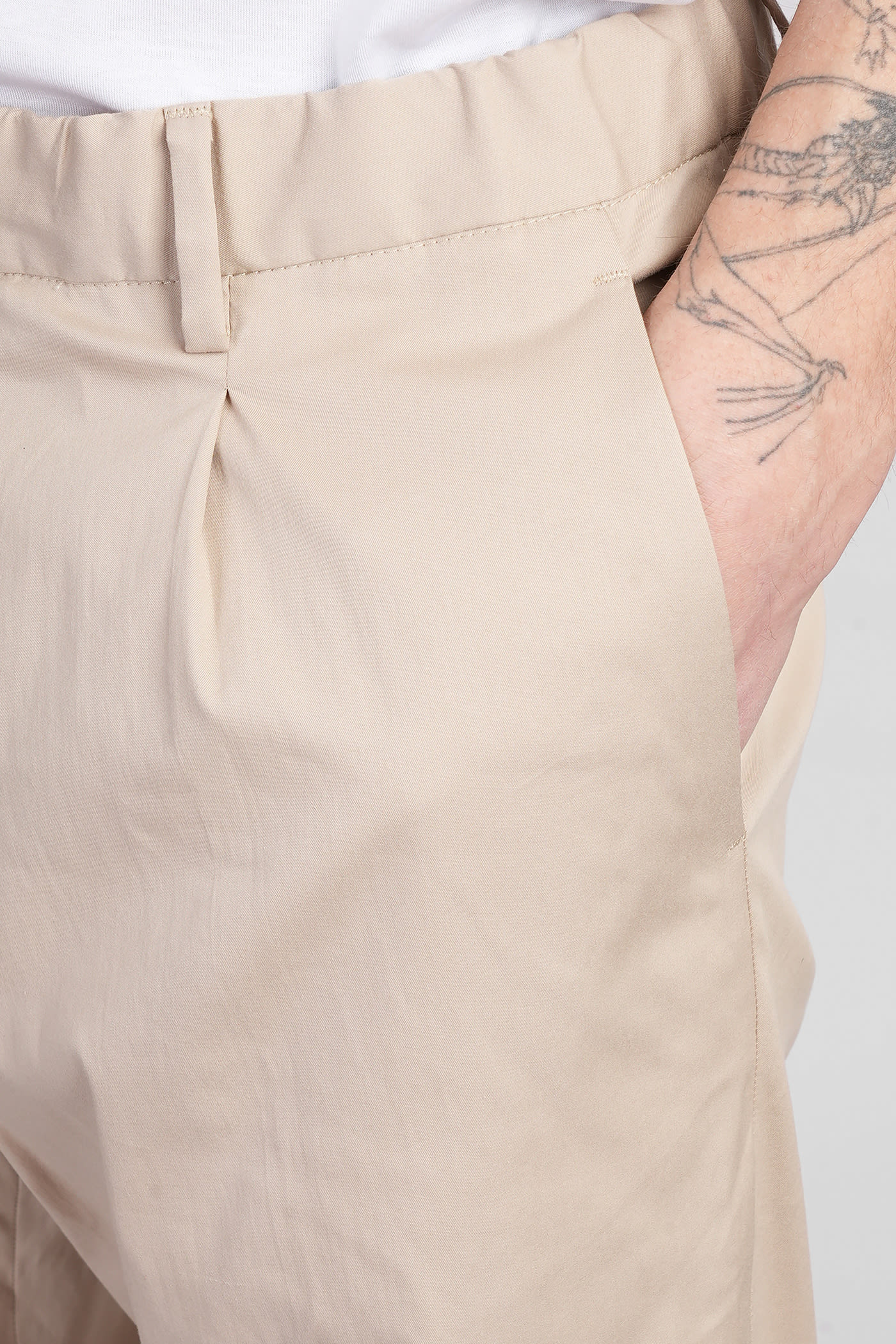 Briglia 1949 Isolas Pants In Khaki Cotton In Khaki