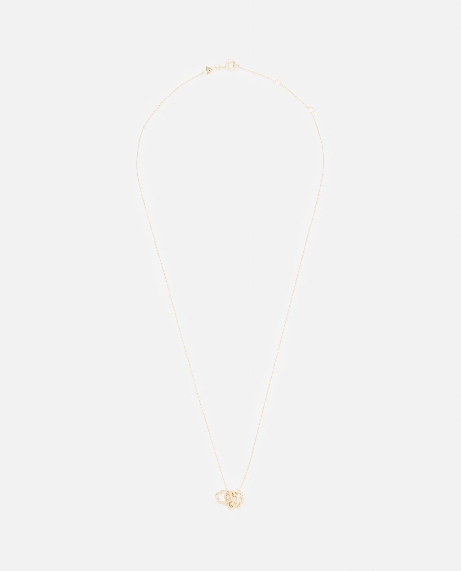 9kt Gold With Diamond Nubecita Necklace