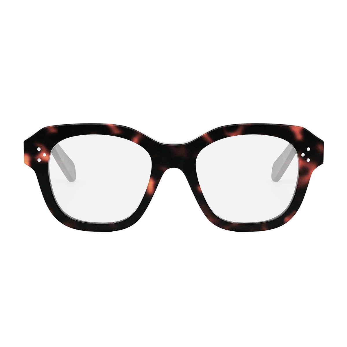 CELINE CELINE CL50124I CELINE 3 DOTS HD 052 DARK HAVANA GLASSES 