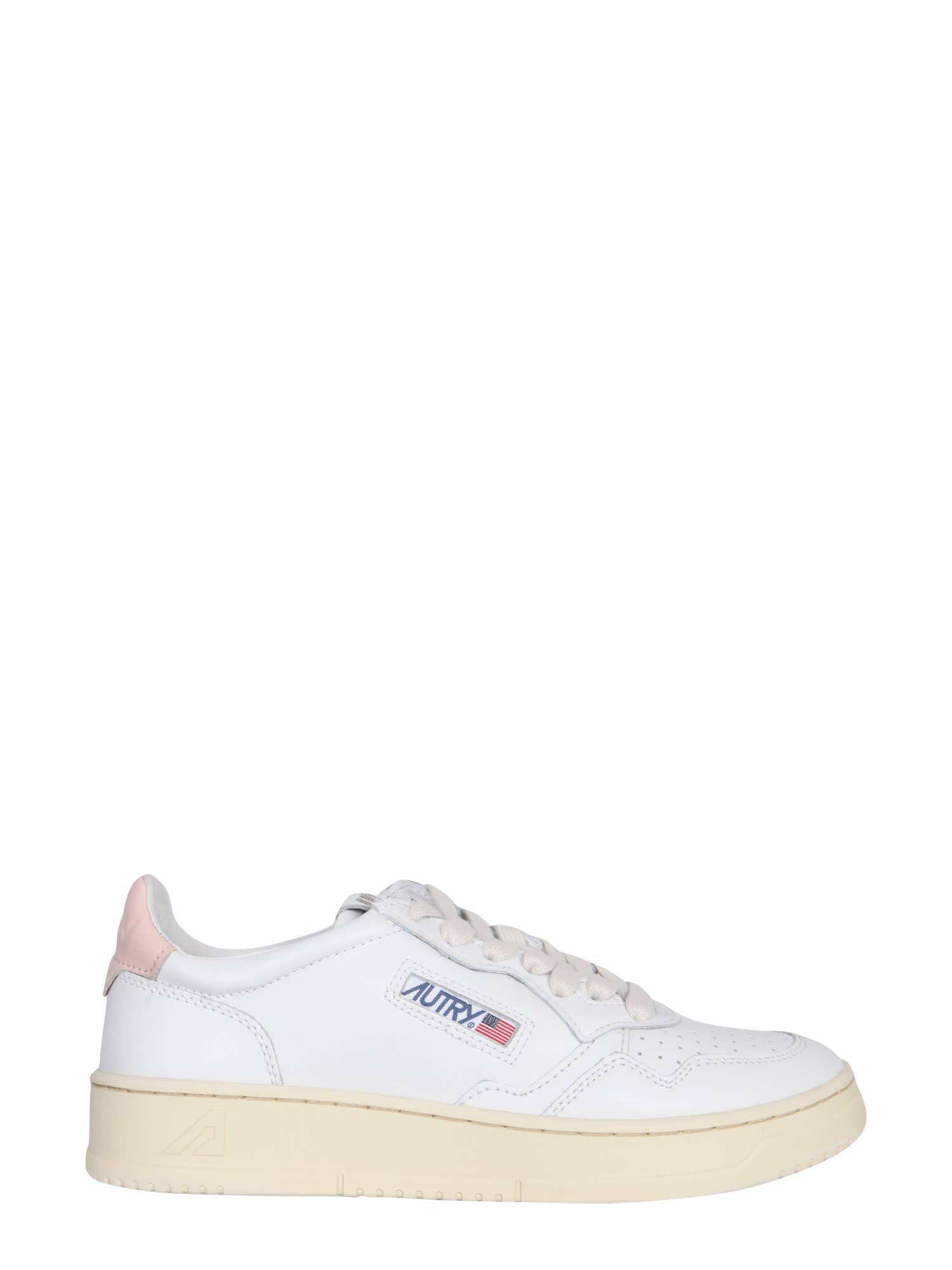Shop Autry Sneaker Ll16 In Wht/pink