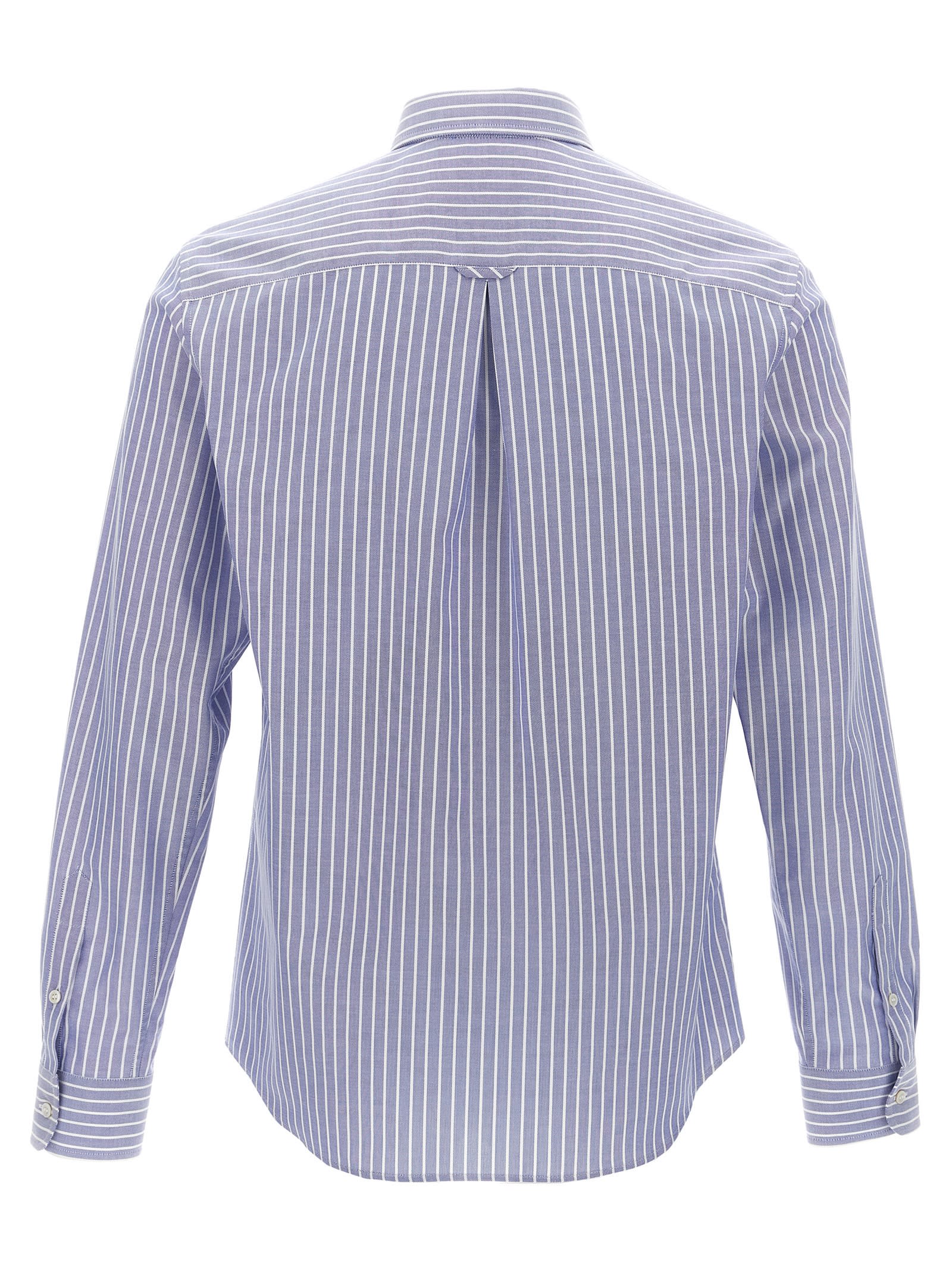 Valentino Garavani Striped Shirt In Blue