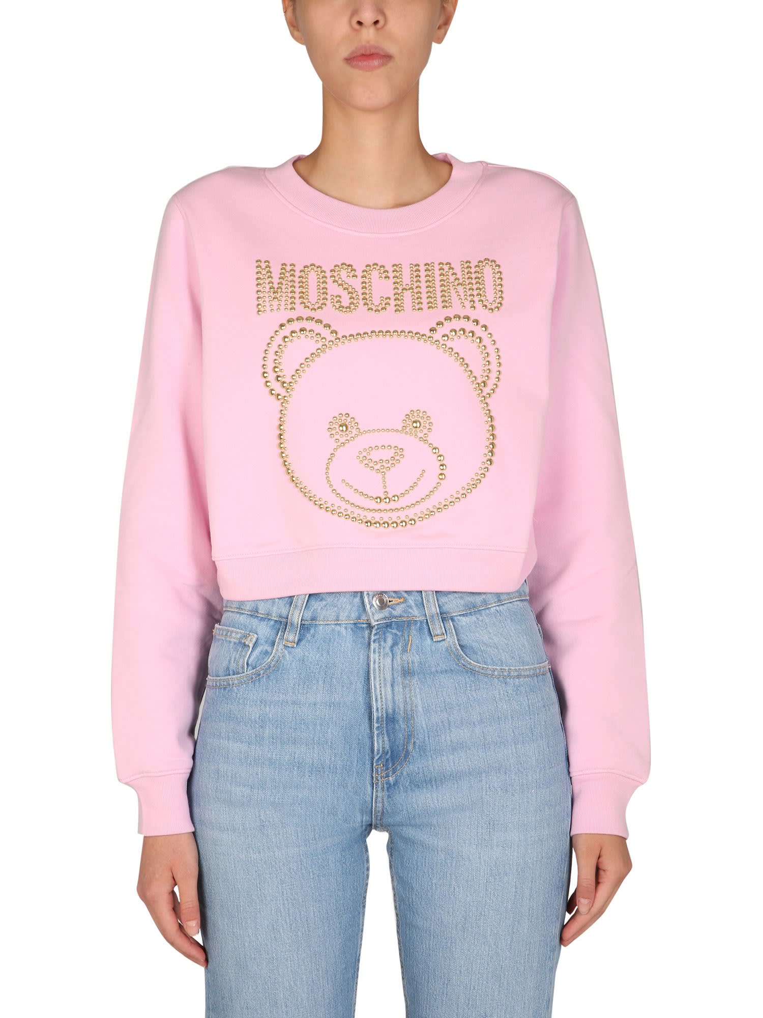 Moschino Cropped Sweatshirt