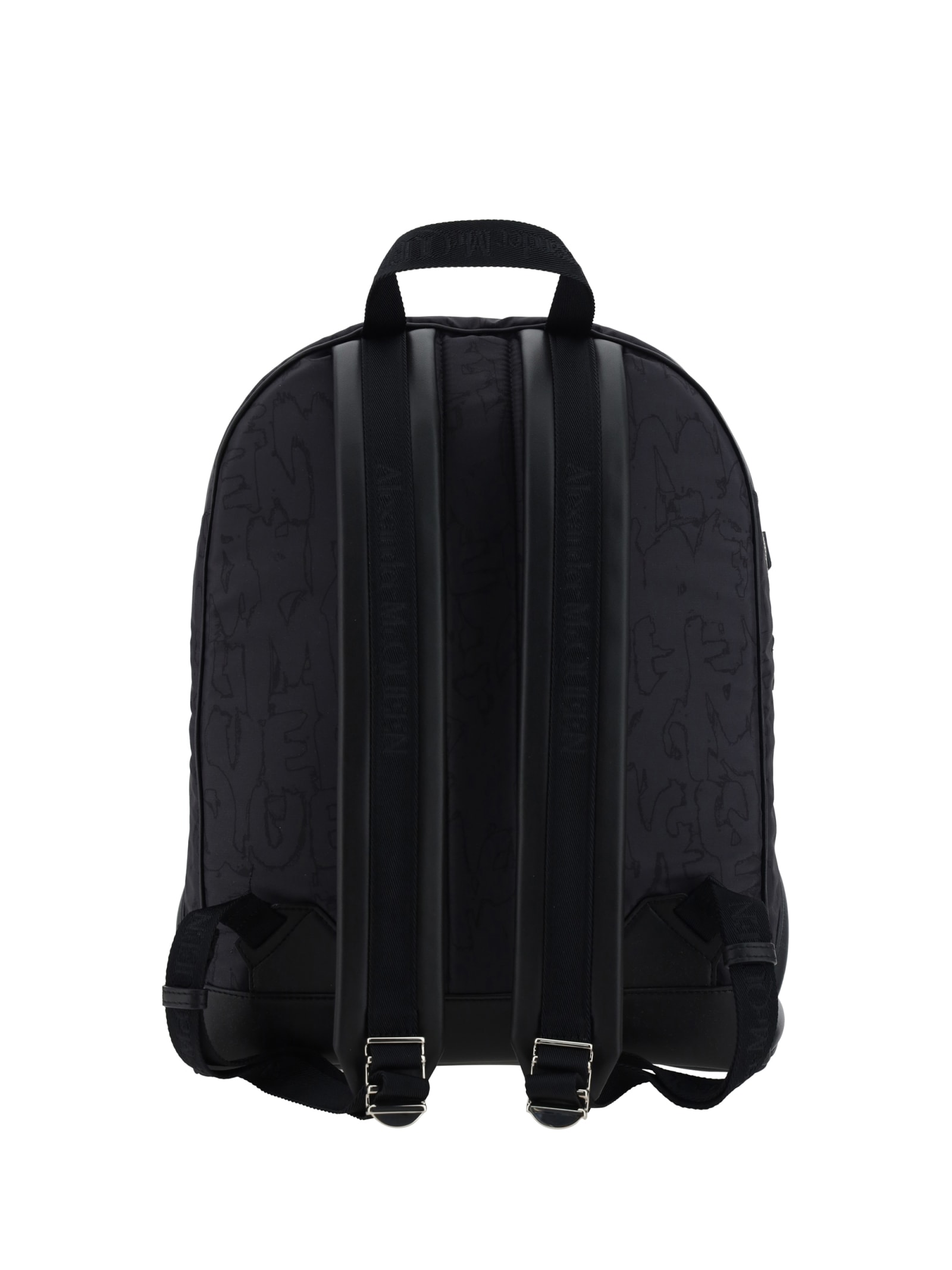 Alexander Mcqueen Harness Backpack In Black