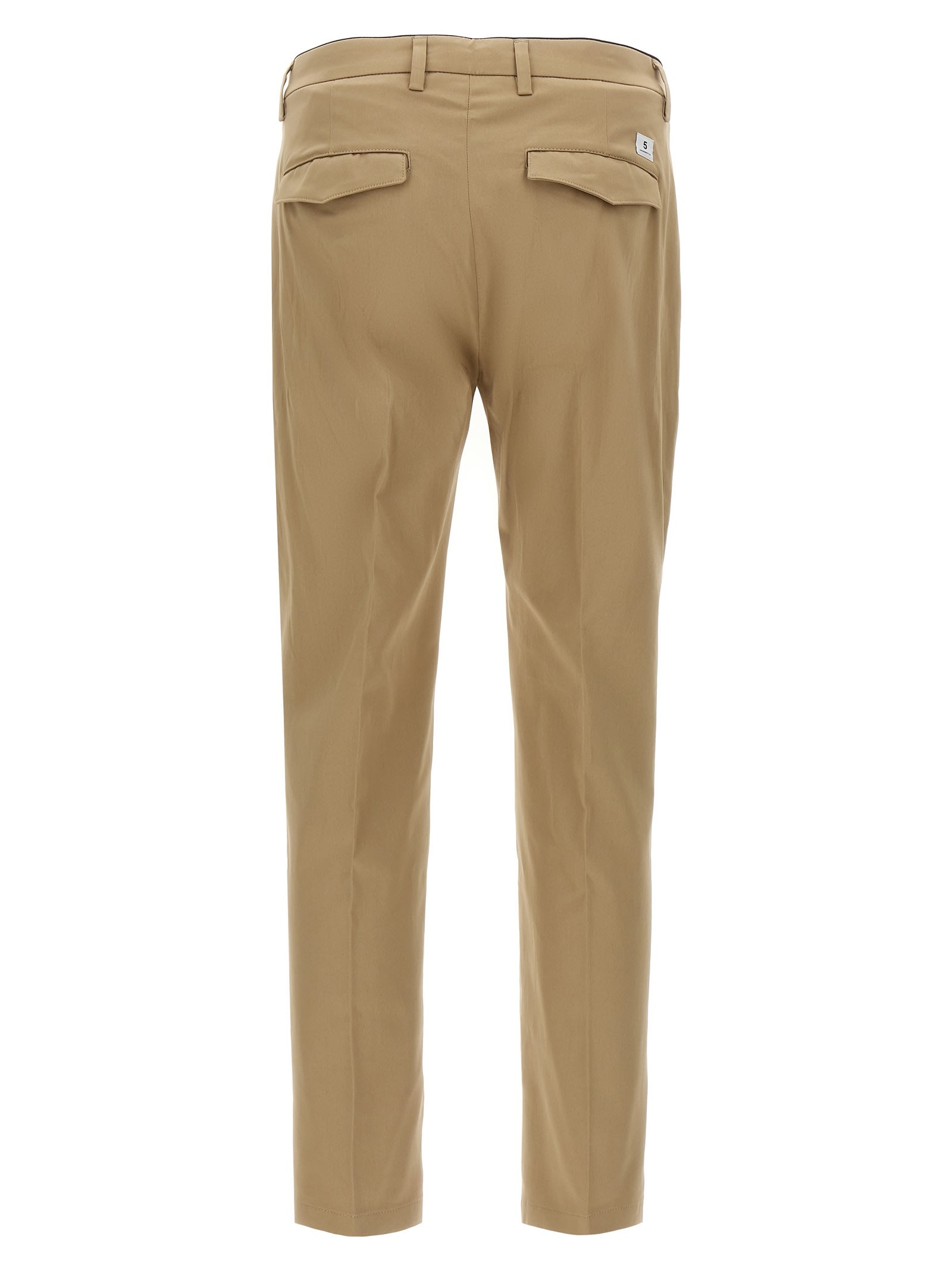 Department Five Tapered Corduroy Trousers In Beige