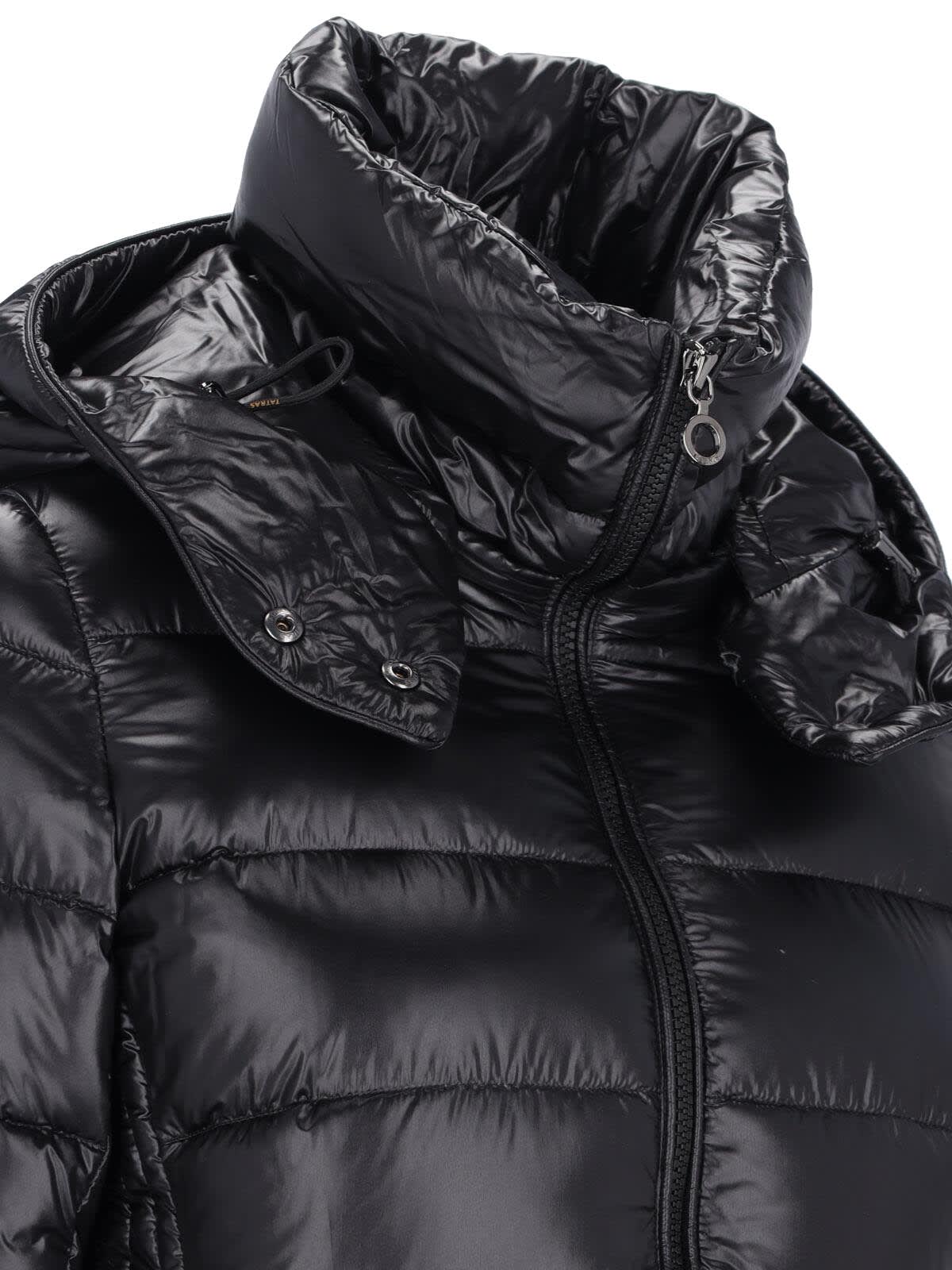 Shop Tatras Hooded Down Jacket Babila In Black