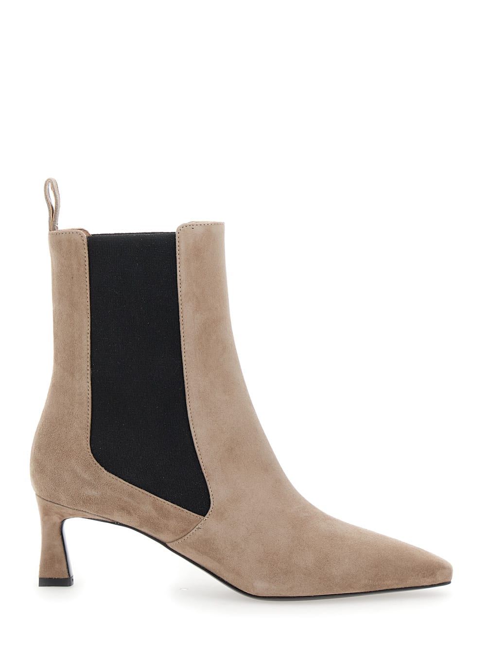 Shop Pollini Scarponcino Donna Camoscio In Beige