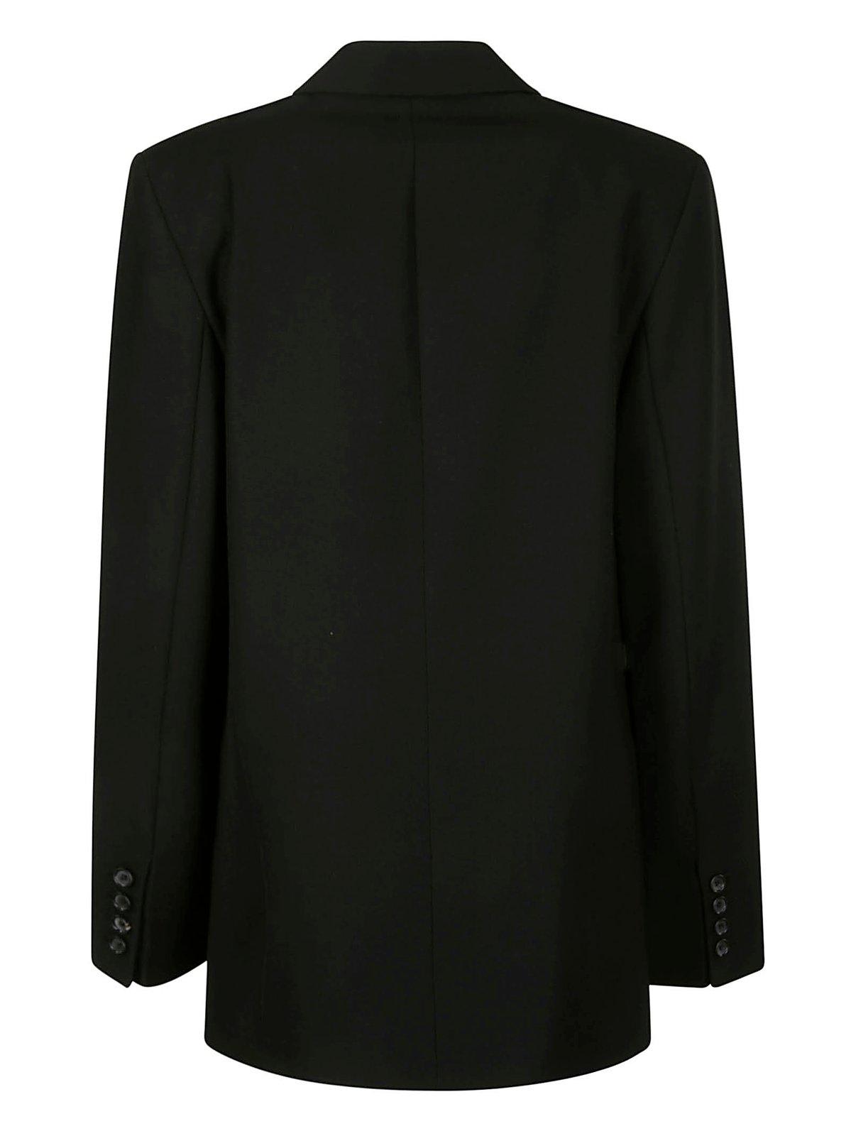 Shop Totême Totêm Tailored Suit Jacket In Black