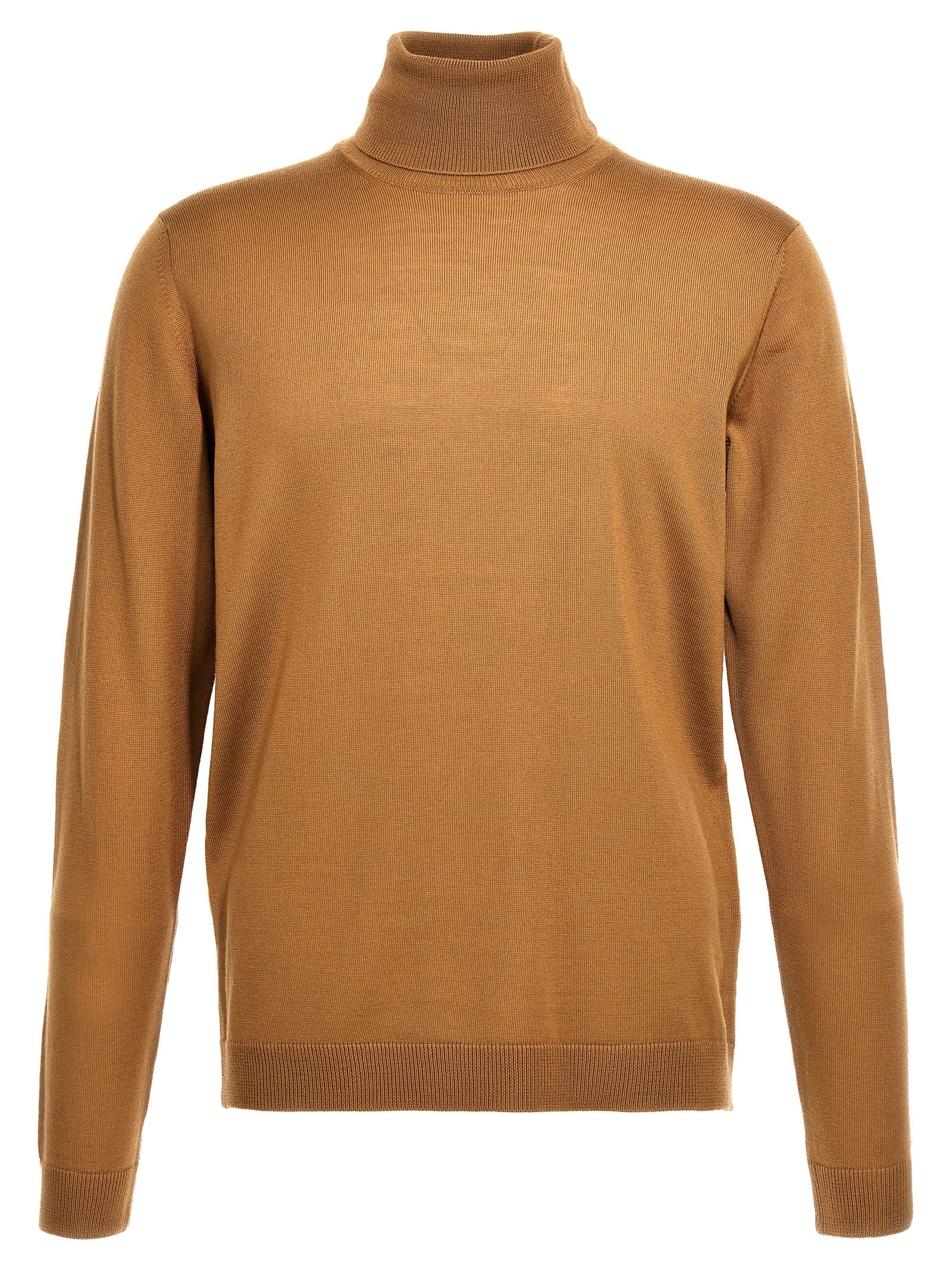 Shop Roberto Collina Merino Turtleneck Sweater In Beige