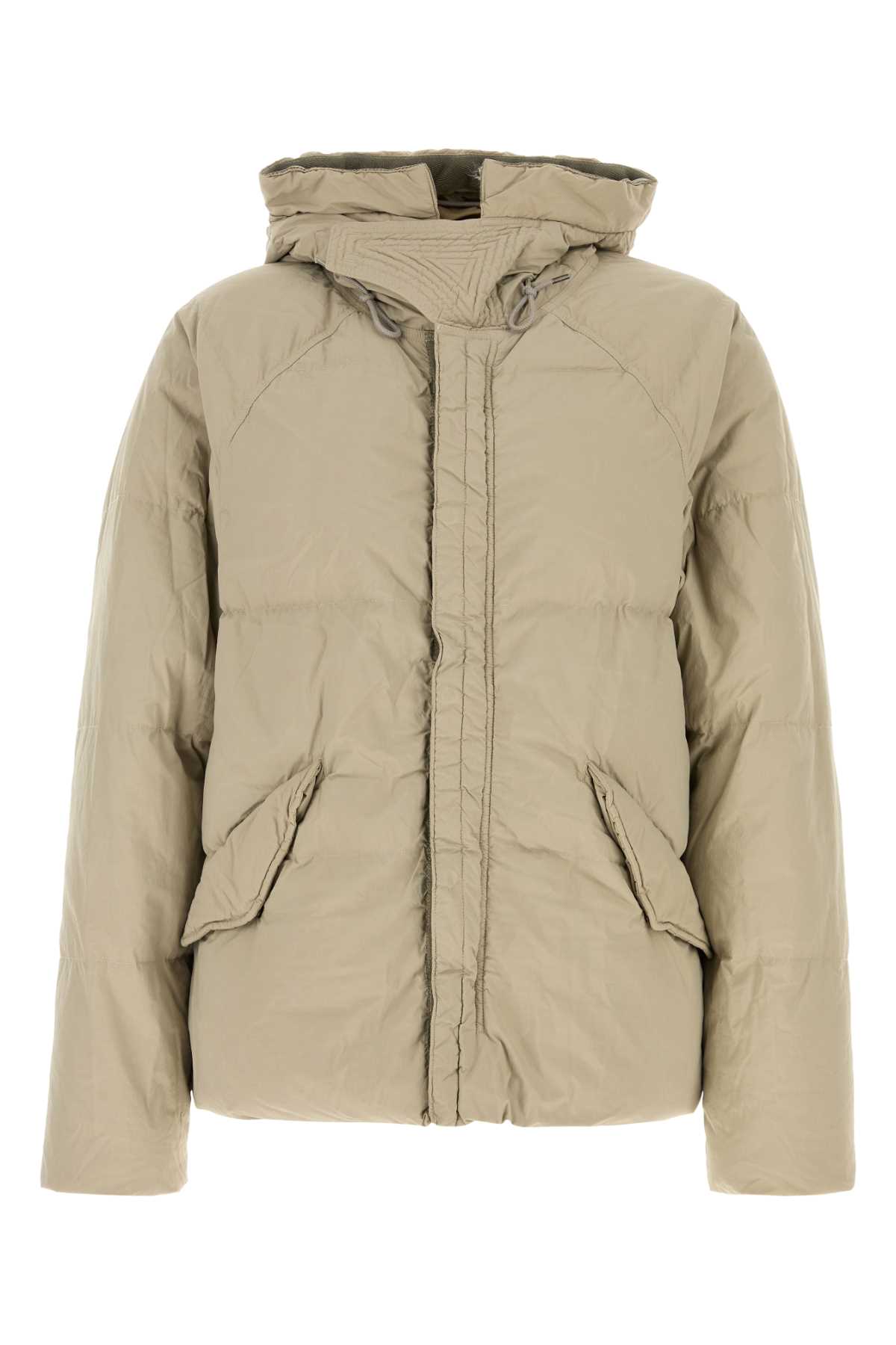 Shop Ten C Sand Nylon Artico Down Jacket In 903