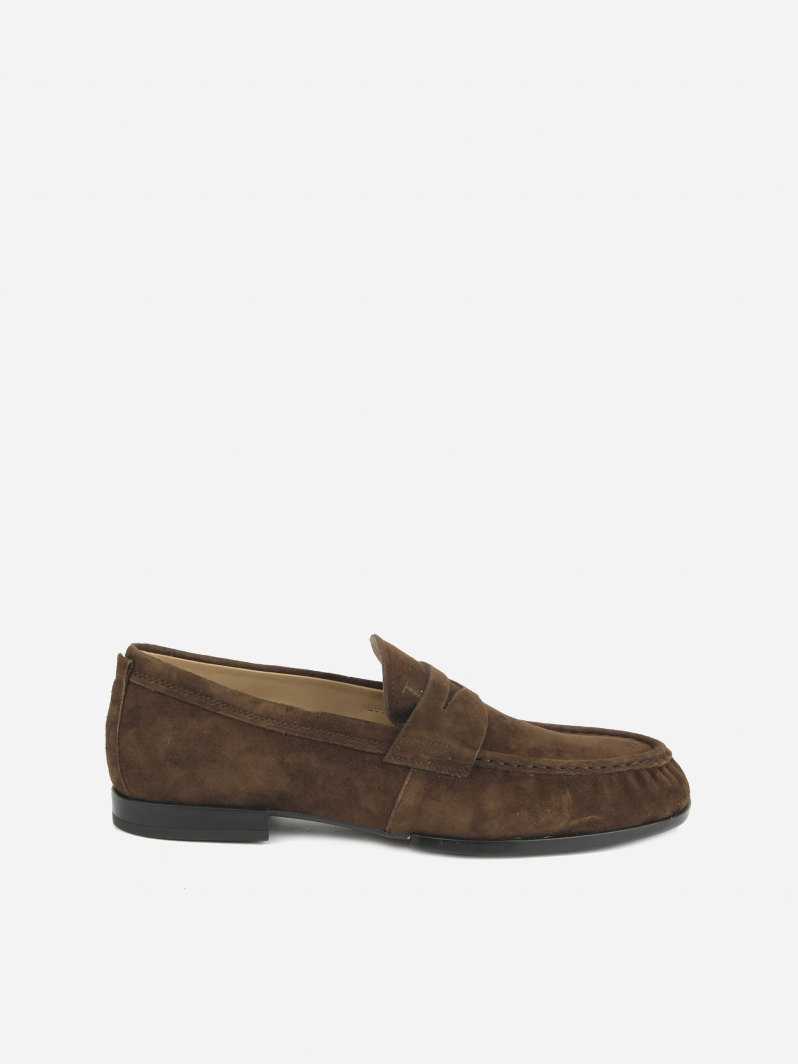 Tods Monogram Suede Loafers