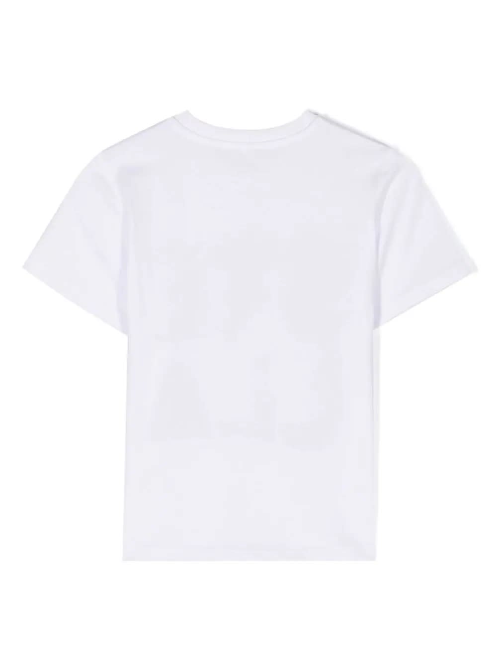 Shop Stella Mccartney Stella Shark Print T-shirt In White