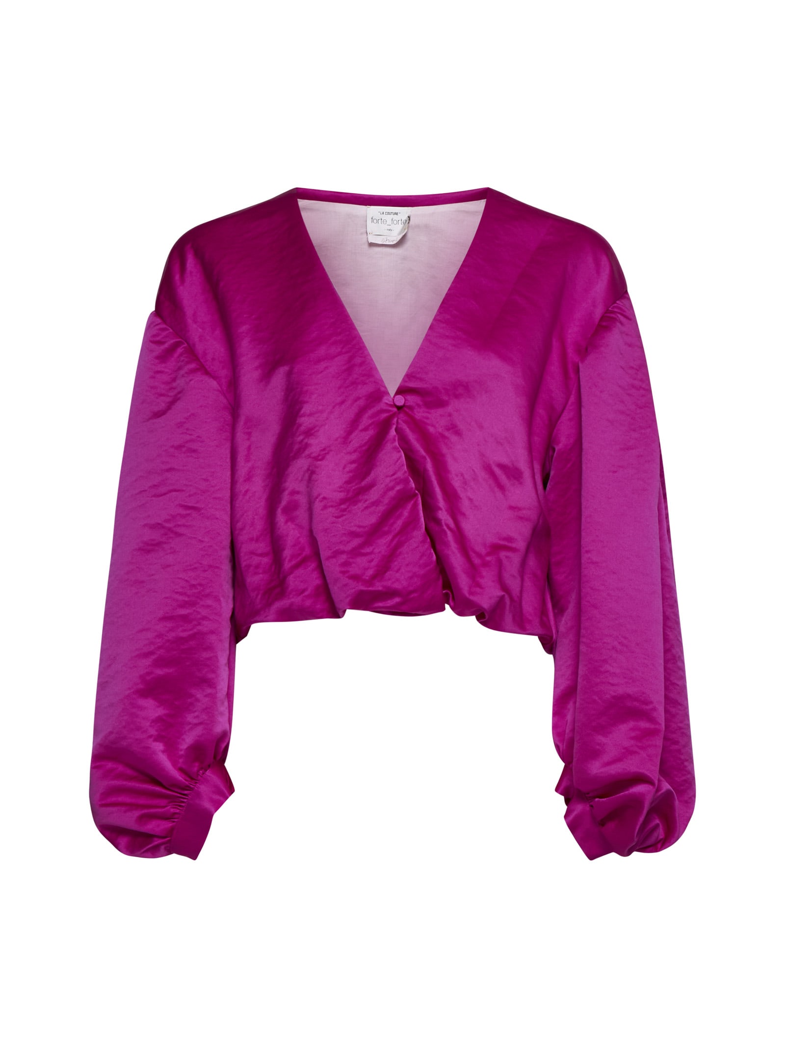 Shop Forte Forte Shirt In Magenta