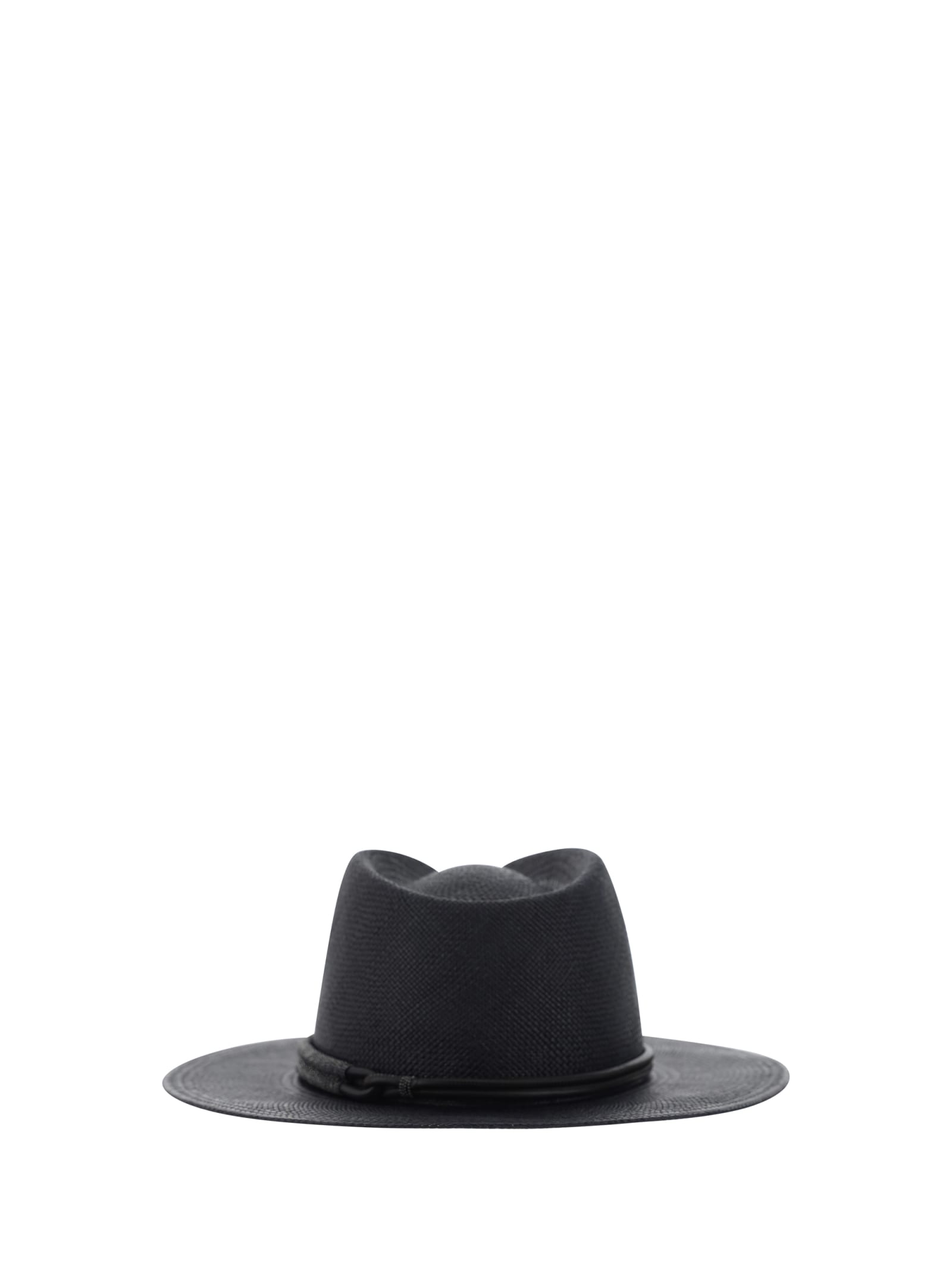 Shop Brunello Cucinelli Fedora Hat In Nero+062+ultrablack