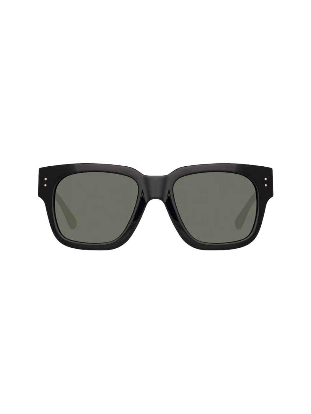 Shop Linda Farrow Amber - Black Sunglasses