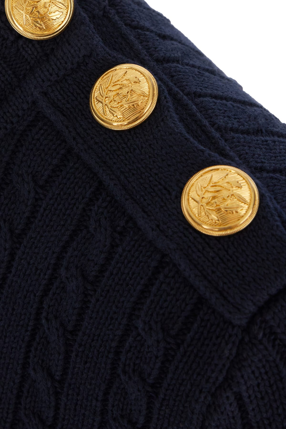 Shop Chloé Midnight Blue Cotton Sweater In Classic Navy