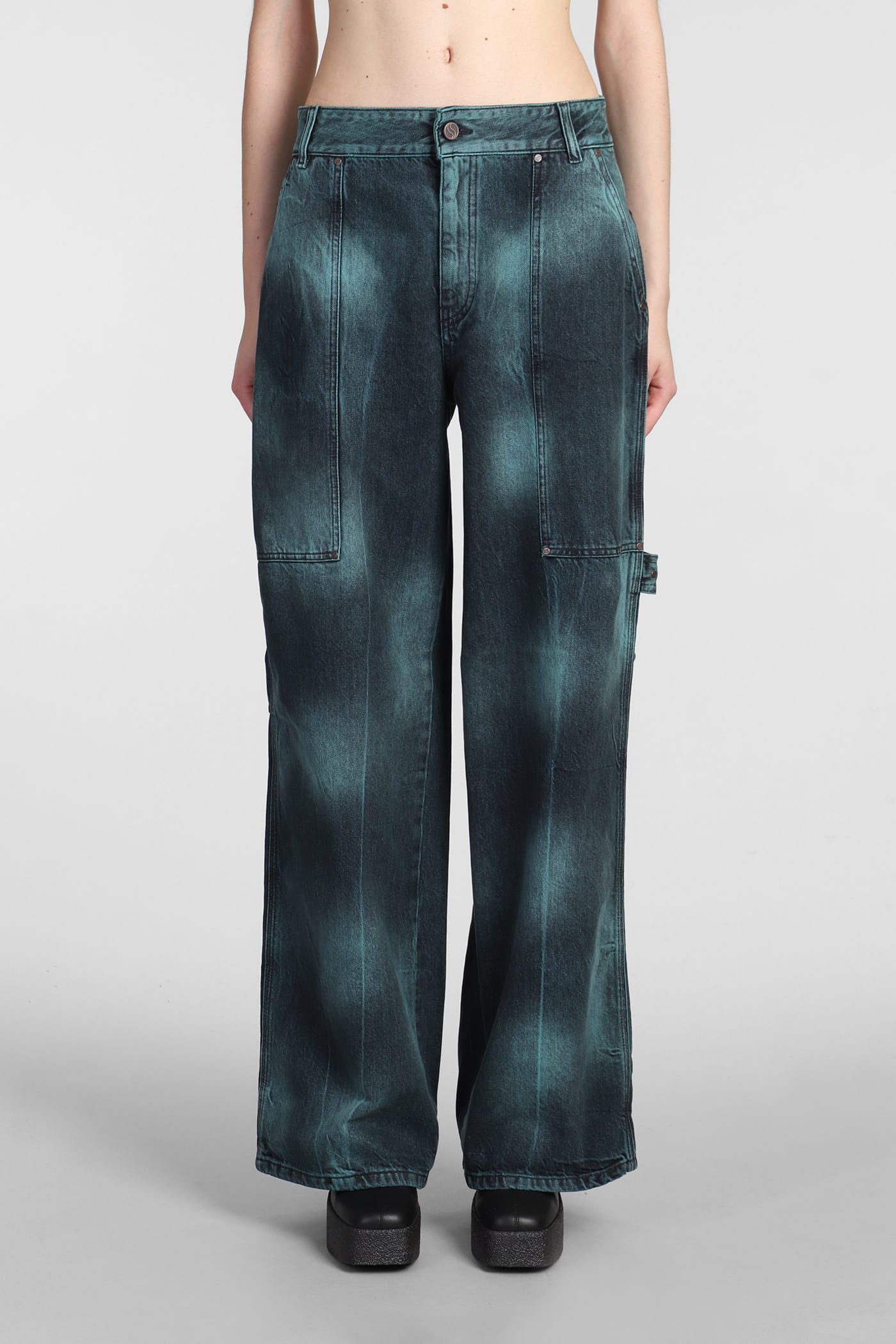 Stella Mccartney Jeans In Green Polyester