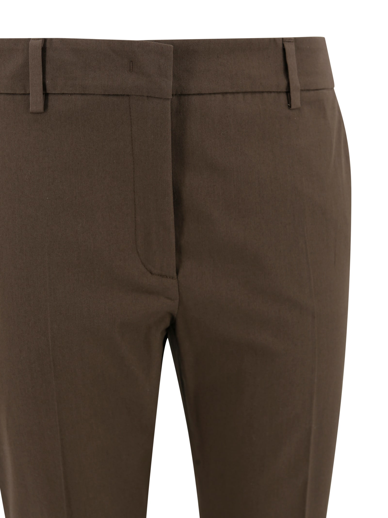 Weekend Max Mara High-waisted Slim Fit Gabardine Pants