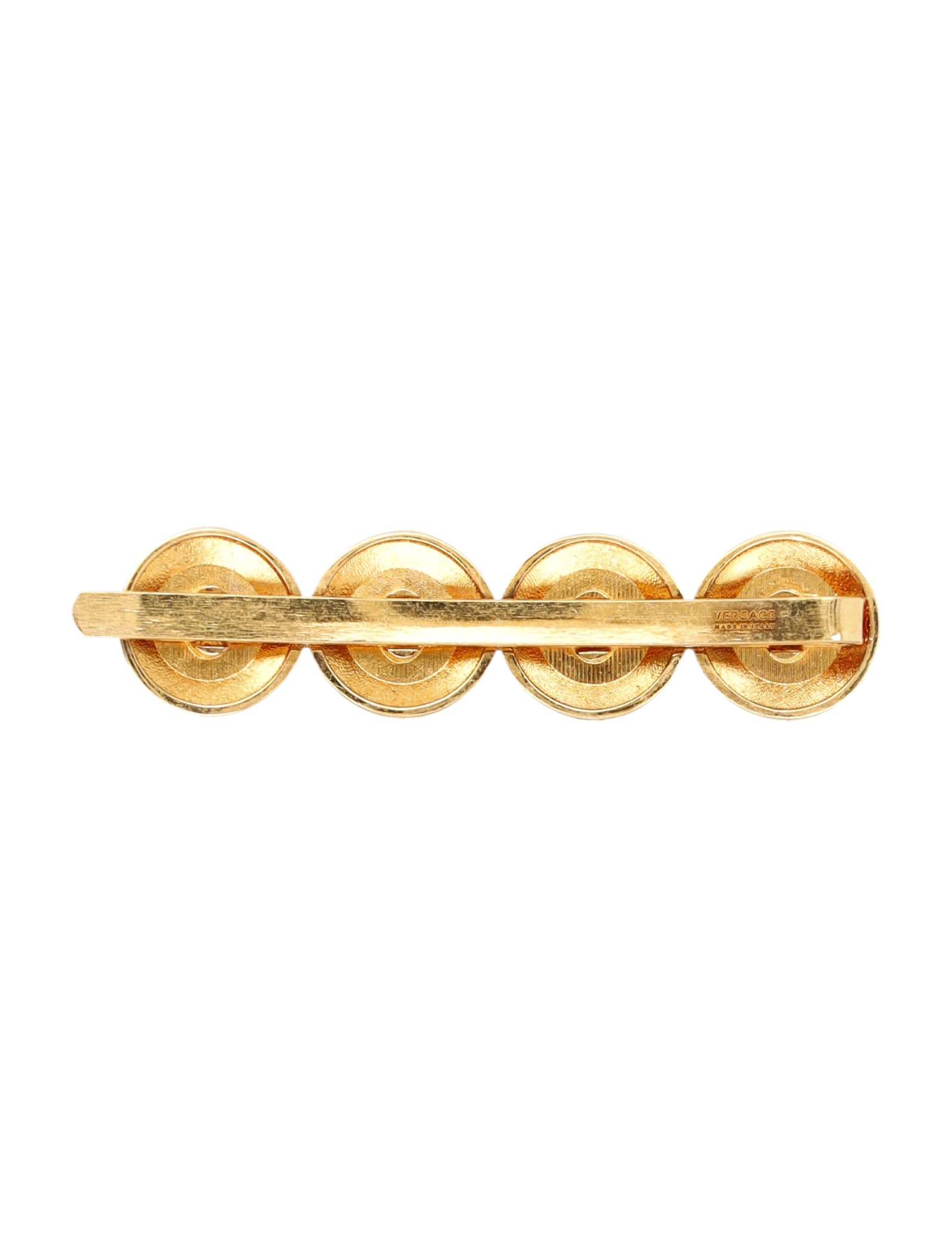 Shop Versace Left Medusa Tribute Hair Pin In Gold