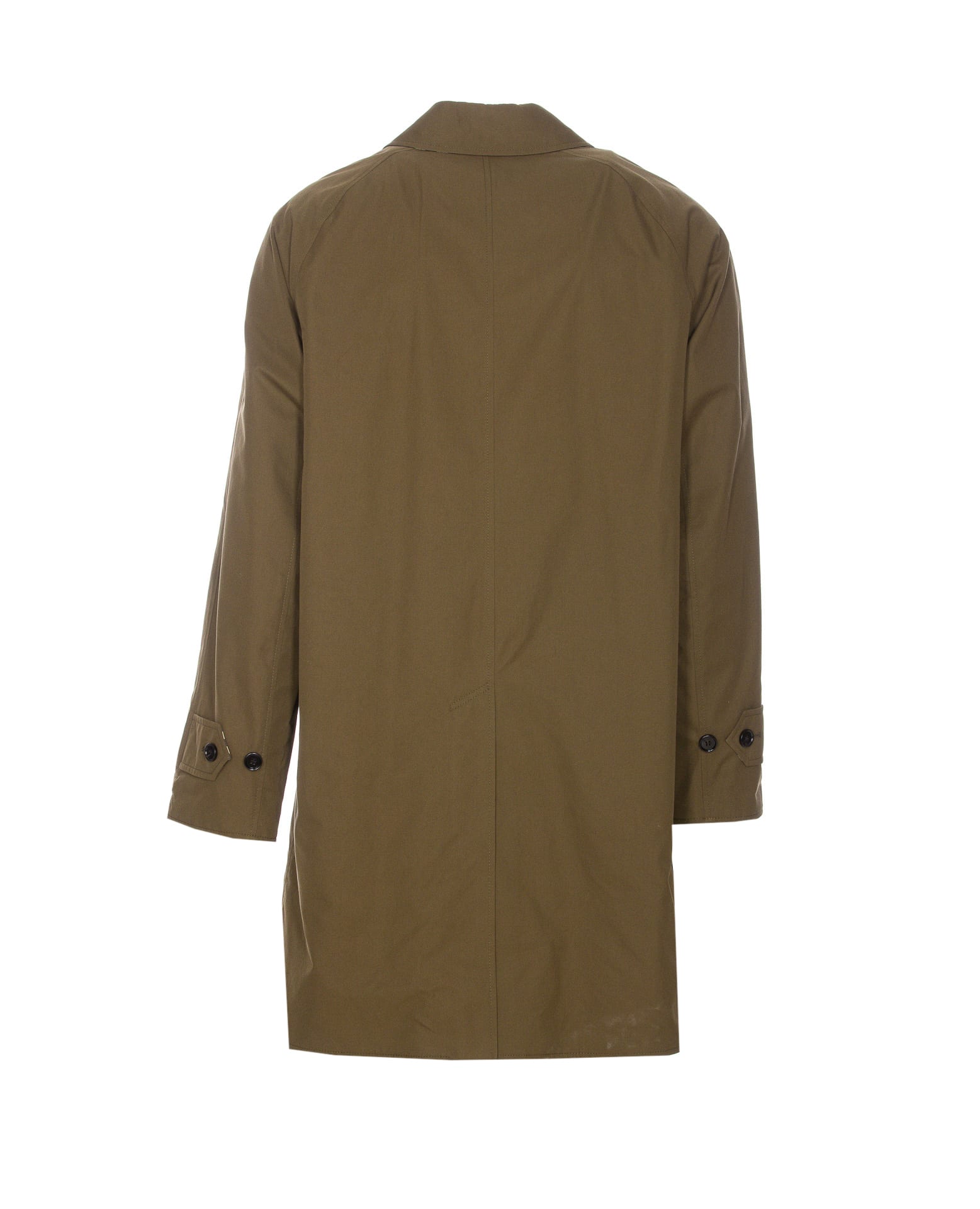 Shop Burberry Reversible Trench Coat In Green