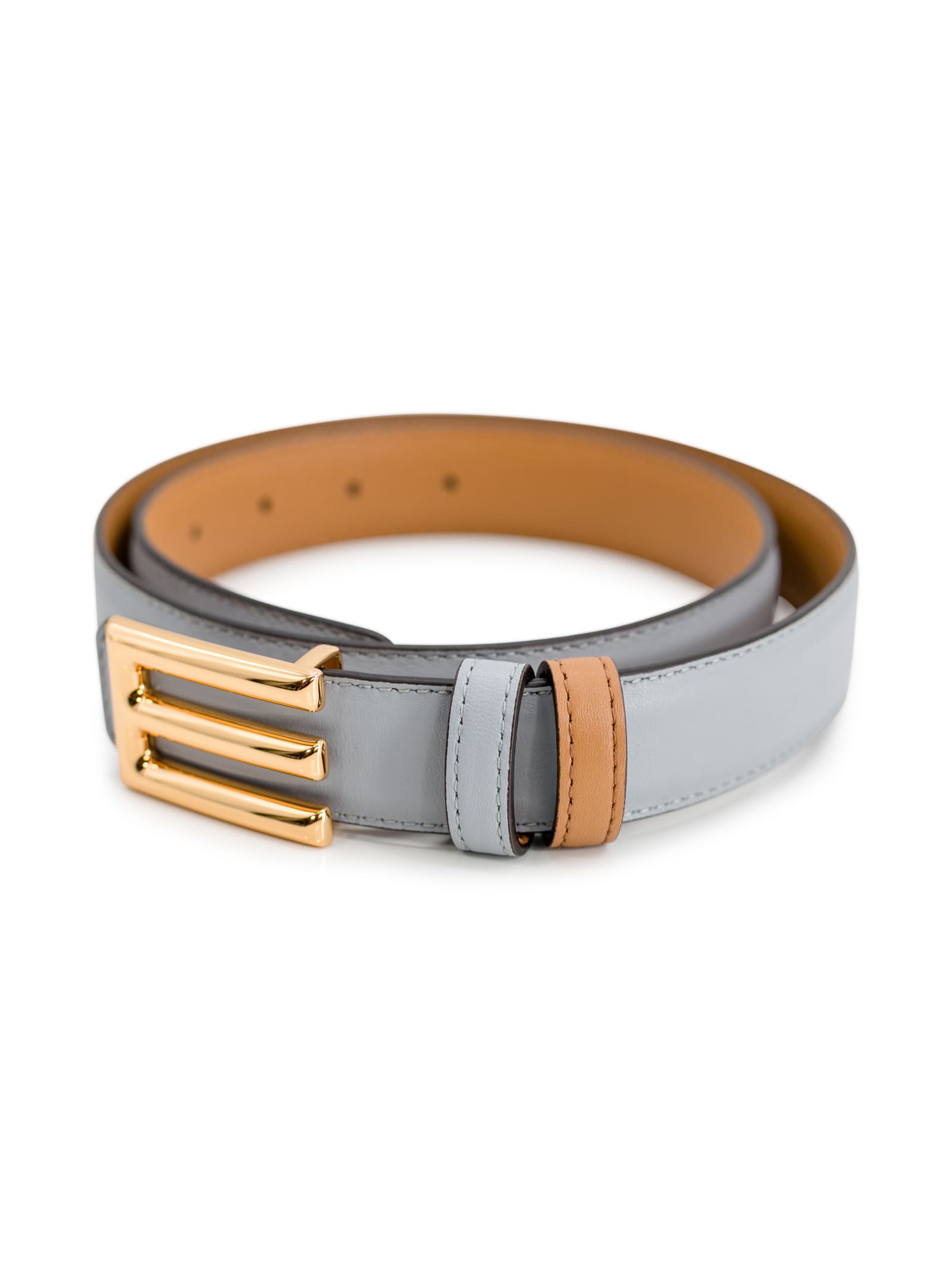 Shop Etro Logo-buckle Leather Belt