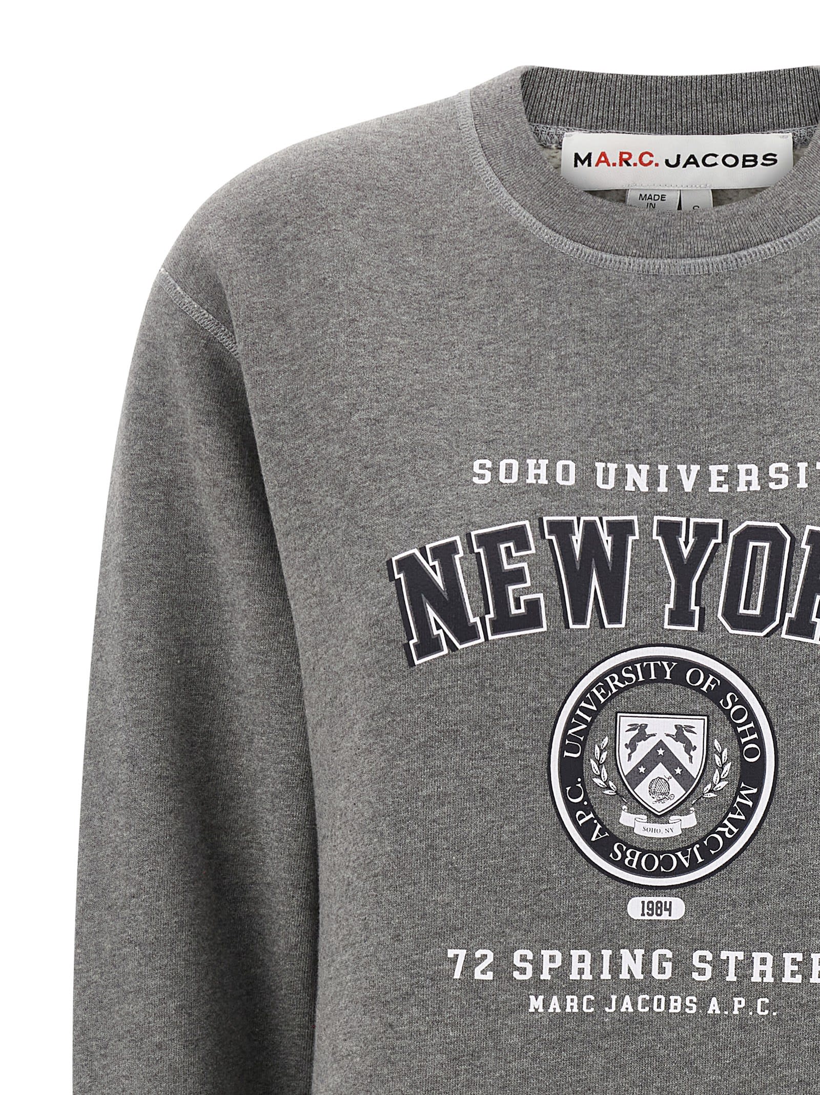 Apc A.p.c. 'ny'  Capsule Sweatshirt For Marc Jacobs In Gray