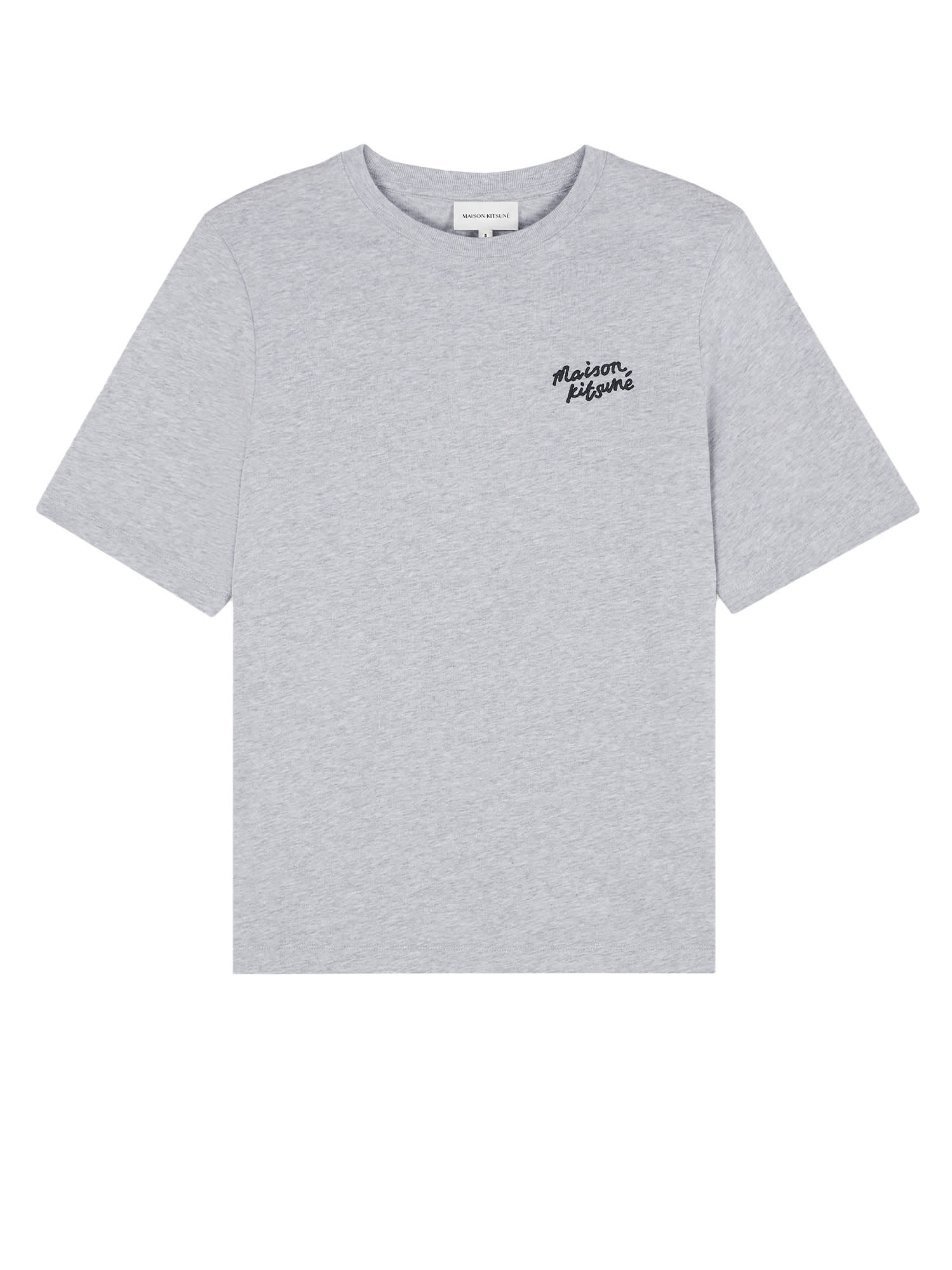 Maison Kitsuné Cotton T-shirt With Lettering Logo