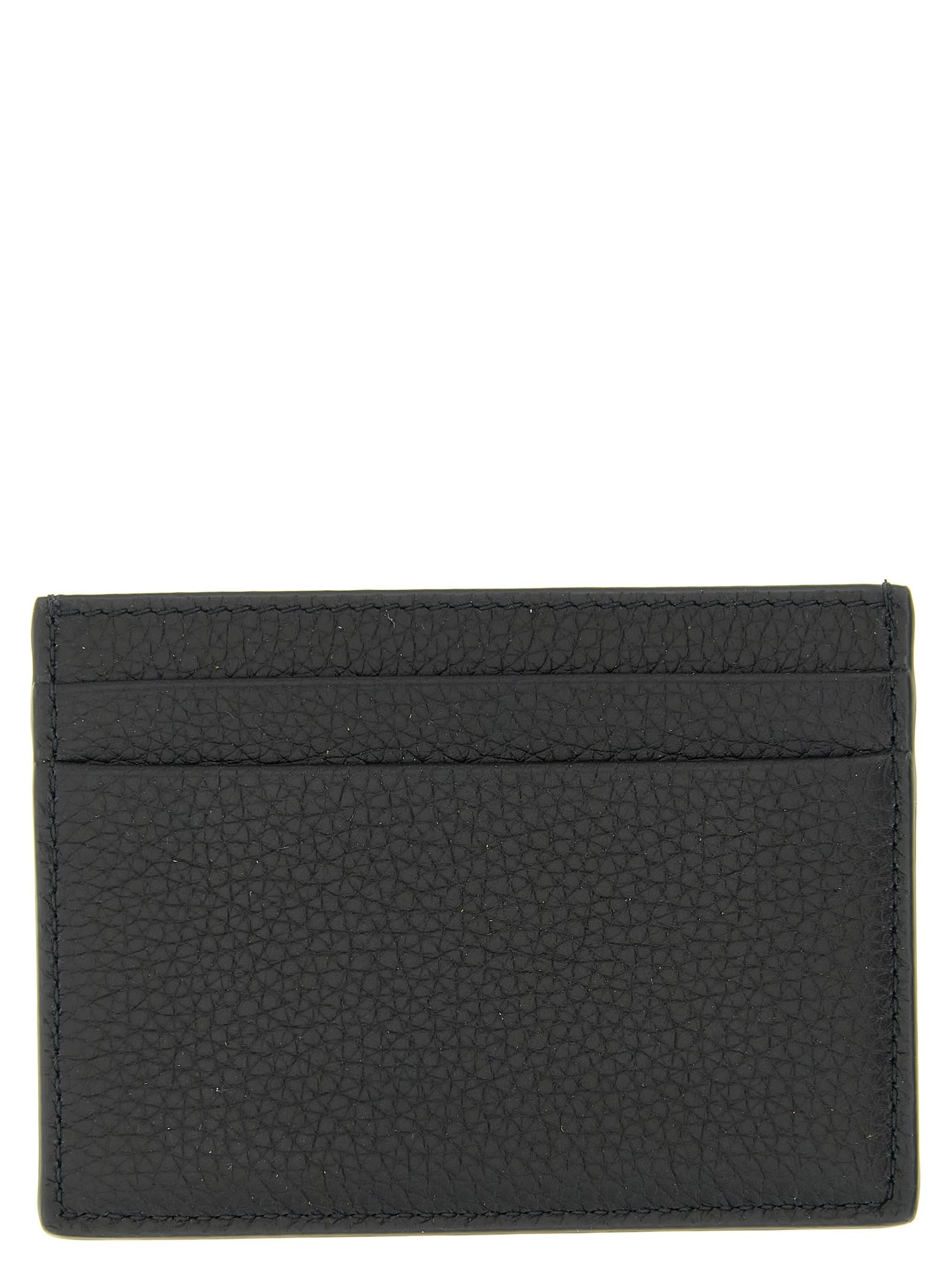 Burberry Leather Cards Holder In Black
