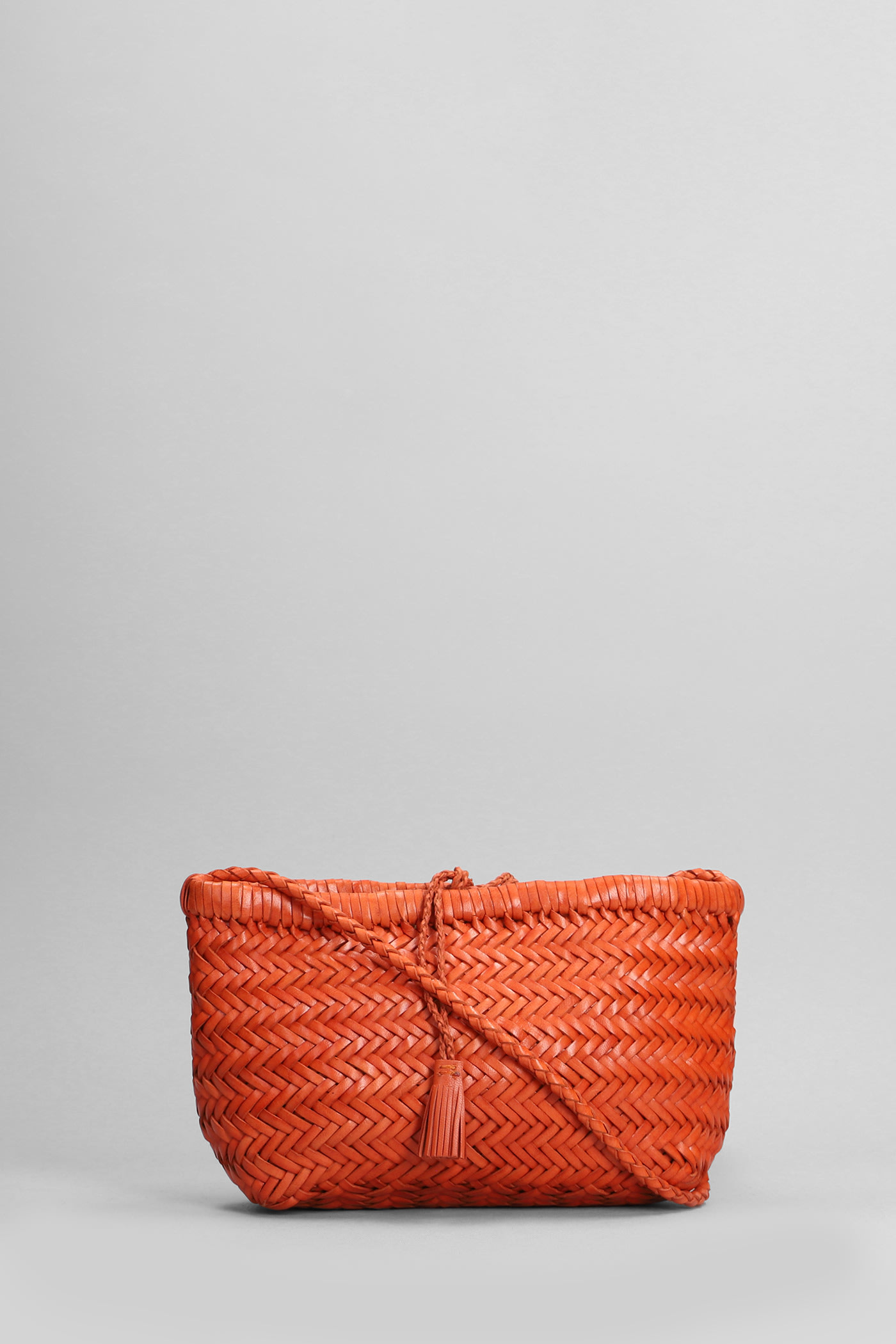 Minsu Shoulder Bag In Orange Leather