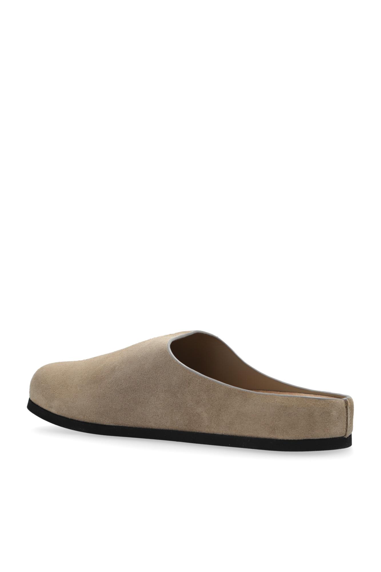 Common Projects Slip-on Suede Clogs In Neutral