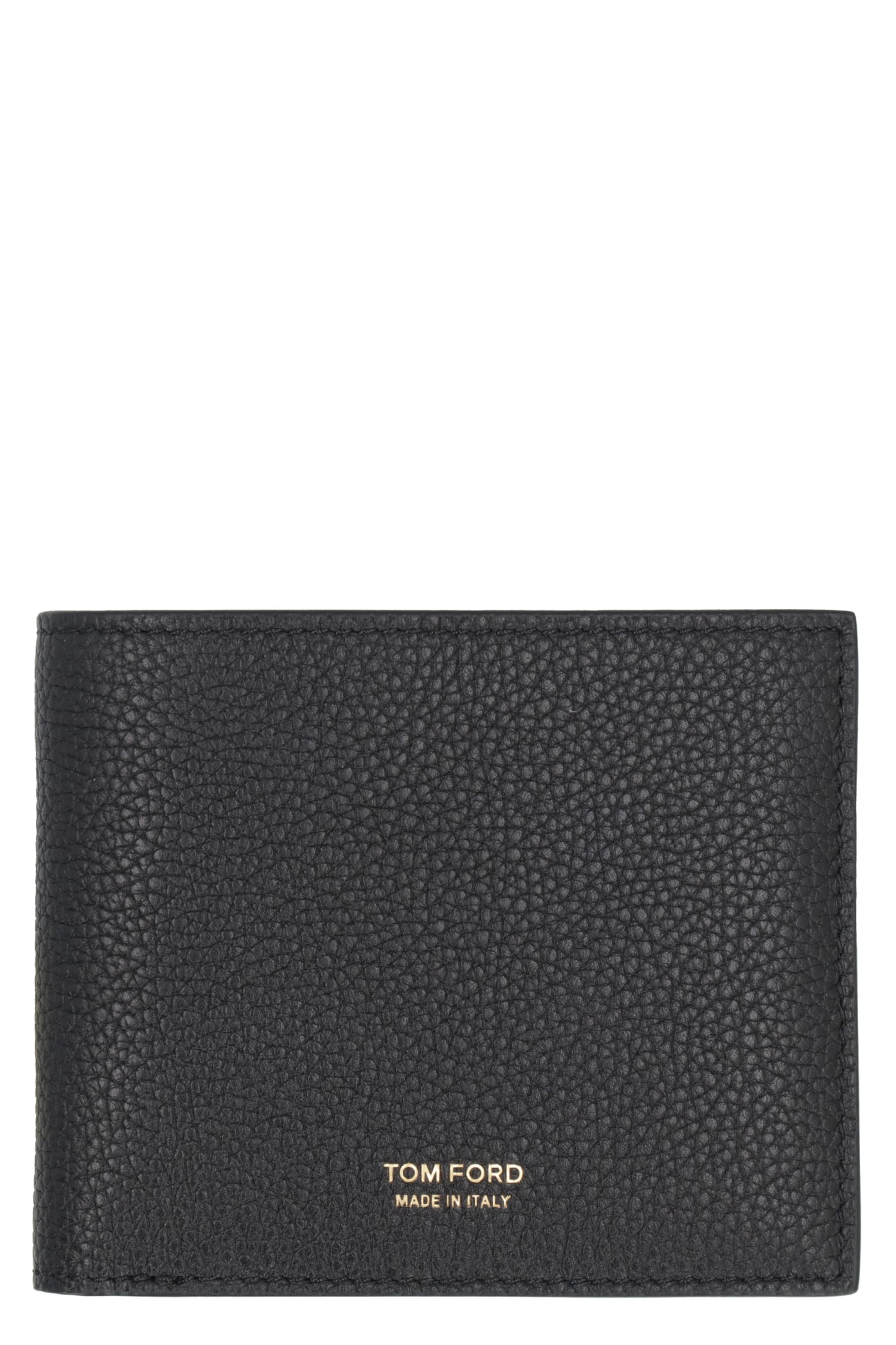 Shop Tom Ford Classic Logo Wallet In Black